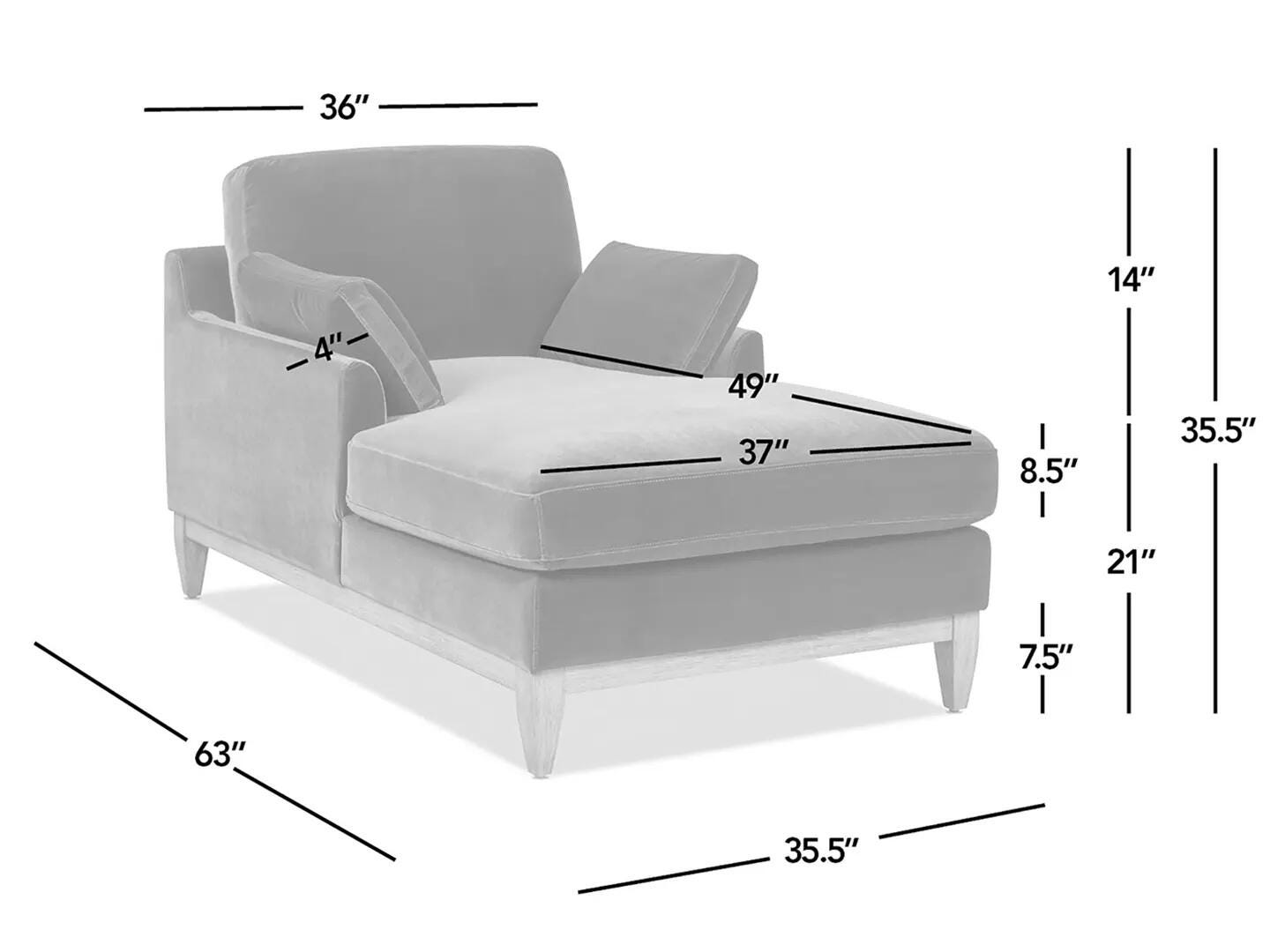Jennifer Taylor Home Pasadena Chaise Lounge Chair, , large