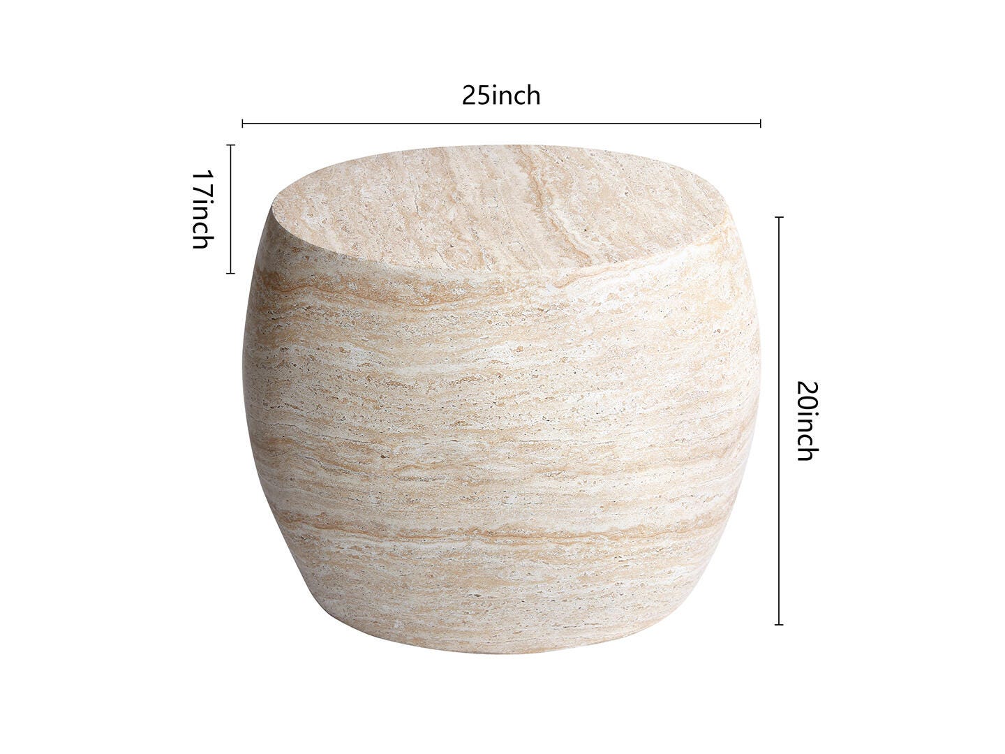 Empire Art Direct Luna Elegance Accent Side Table, , large