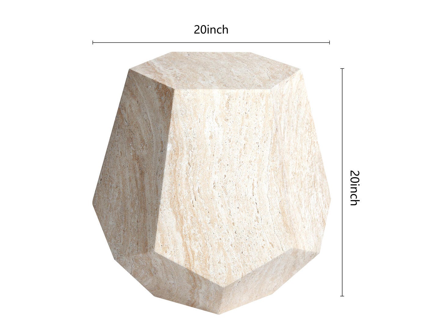 Empire Art Direct Celestial Harmony Accent Side Table, , large