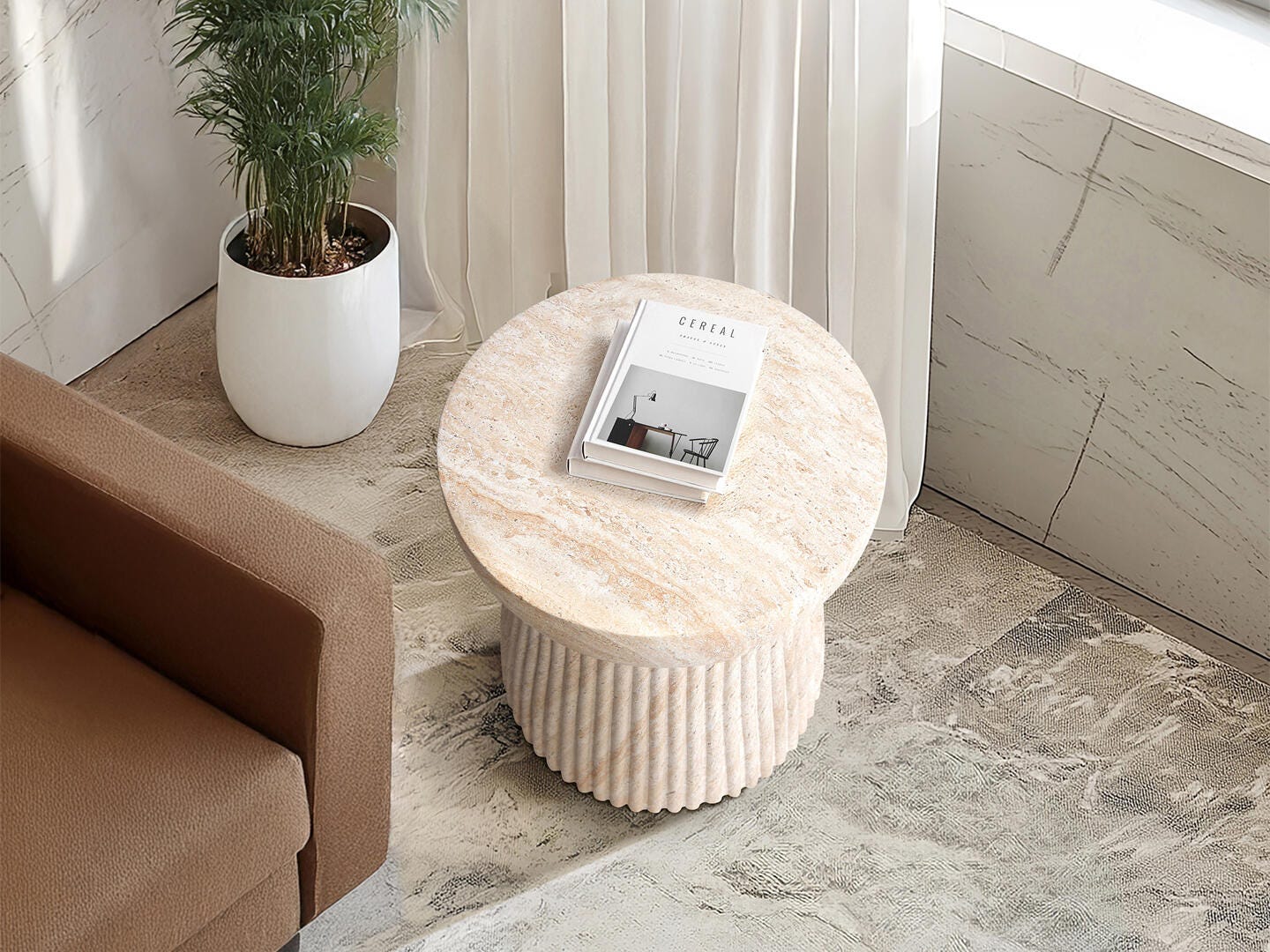 Empire Art Direct Radiant Harmony Accent Side Table, , large