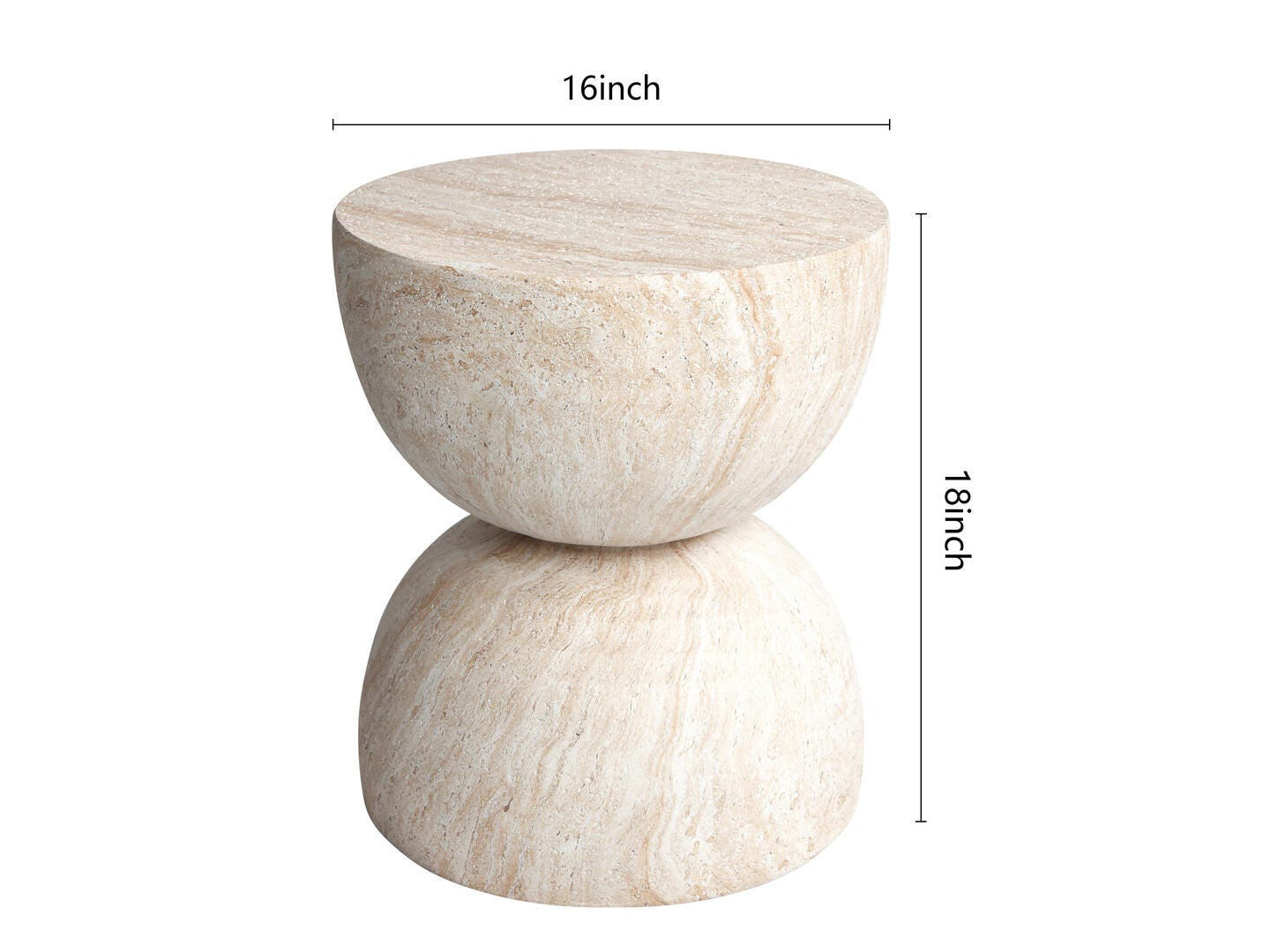 Empire Art Direct Enchanted Duality Accent Side Table, , large
