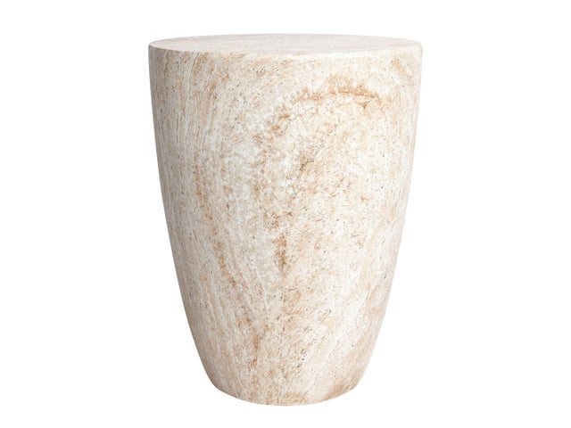 Empire Art Direct Timeless Elegance Accent Side Table, Beige