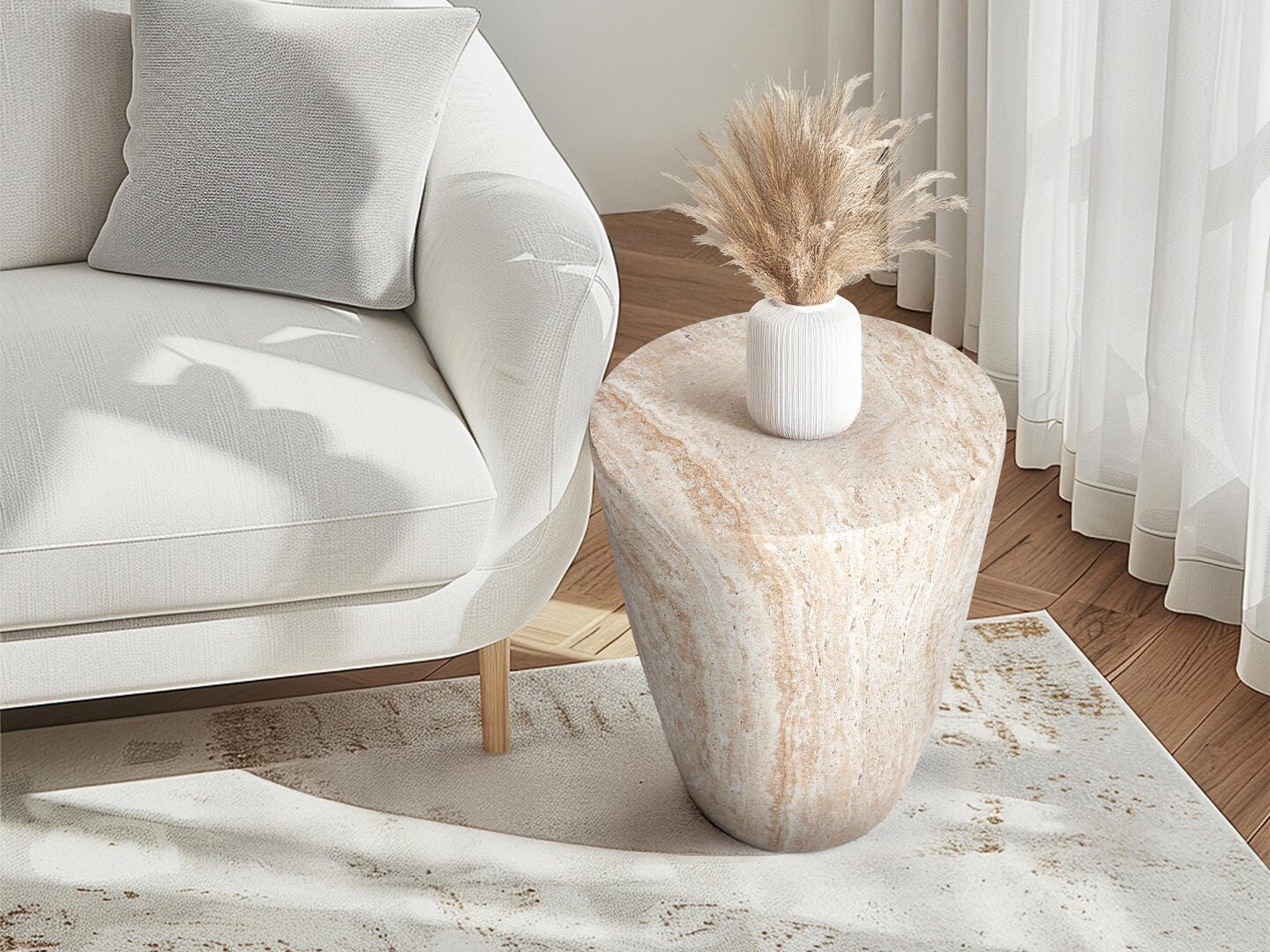 Empire Art Direct Timeless Elegance Accent Side Table, , large