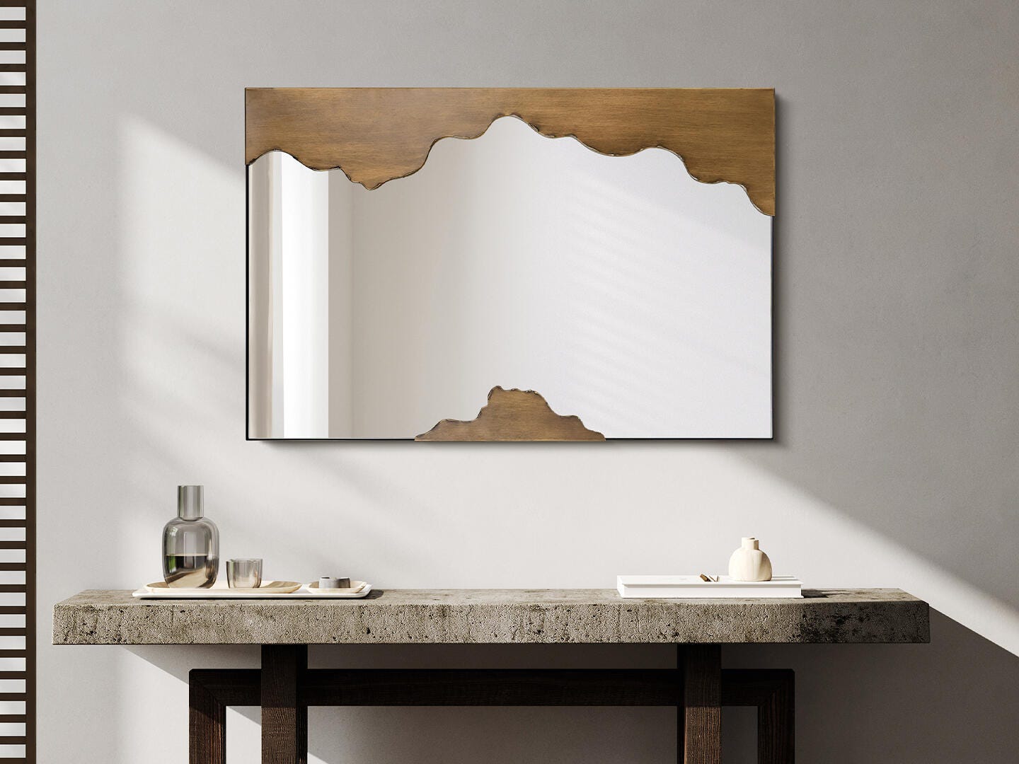 Empire Art Direct Antique Wall Mirror Tear | Ashley