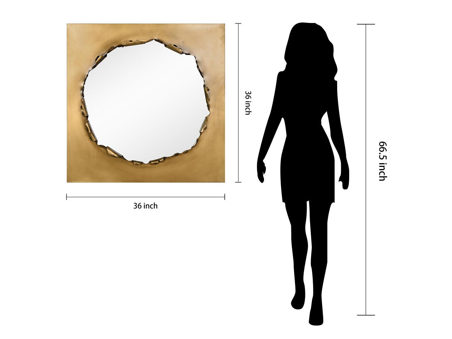 Empire Art Direct Antique Wall Mirror Edge, , large