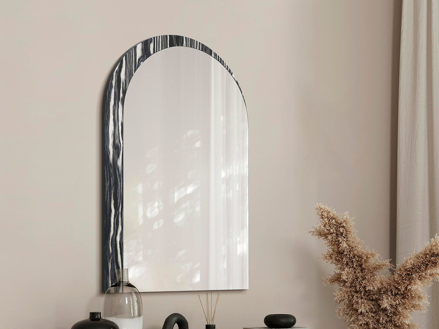 Empire Art Direct Arched Wall Mirror, , large