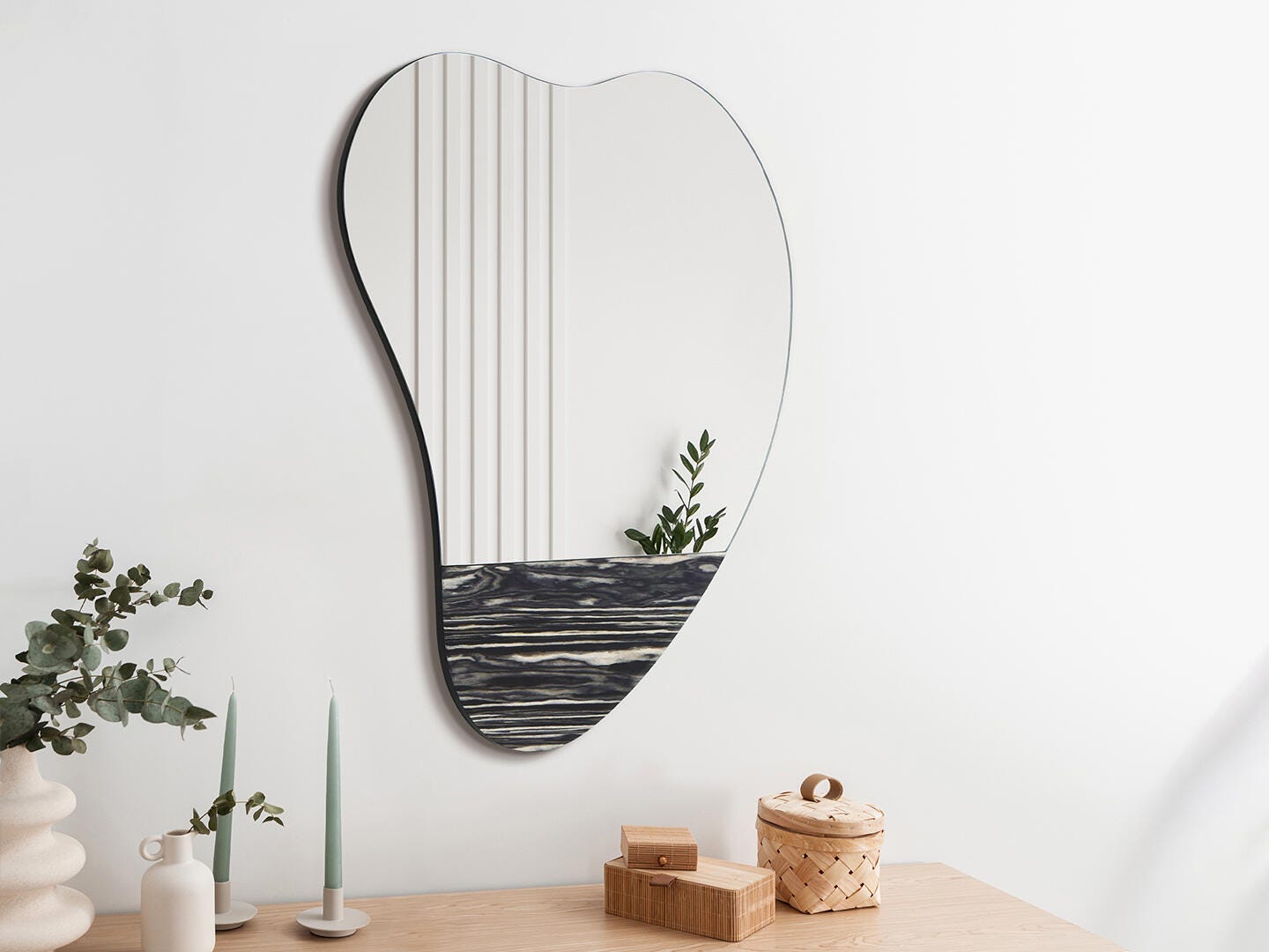 Empire Art Direct Harmony Wall Mirror Veneer, , large