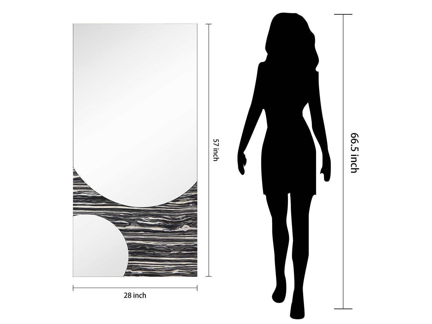 Empire Art Direct Harmony Wall Mirror Exotica, , large