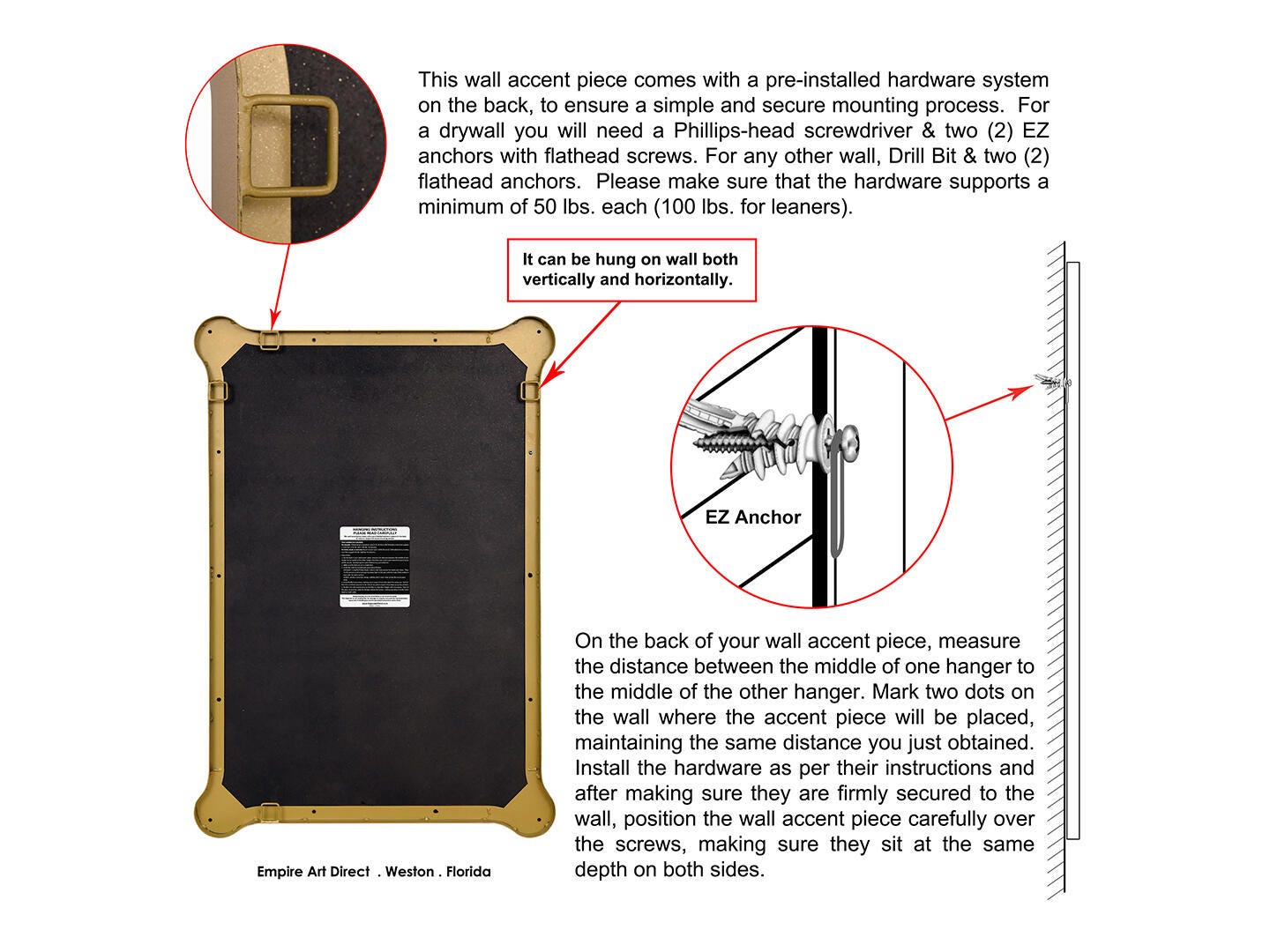 Empire Art Direct Elegance Wall Mirror Corner, , large