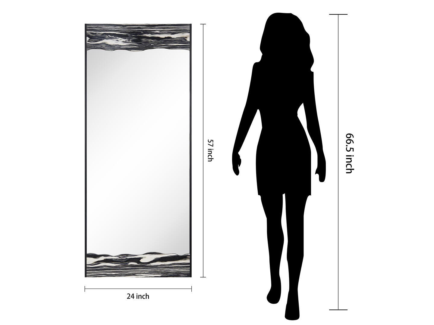 Empire Art Direct Modern Wall Mirror, , large