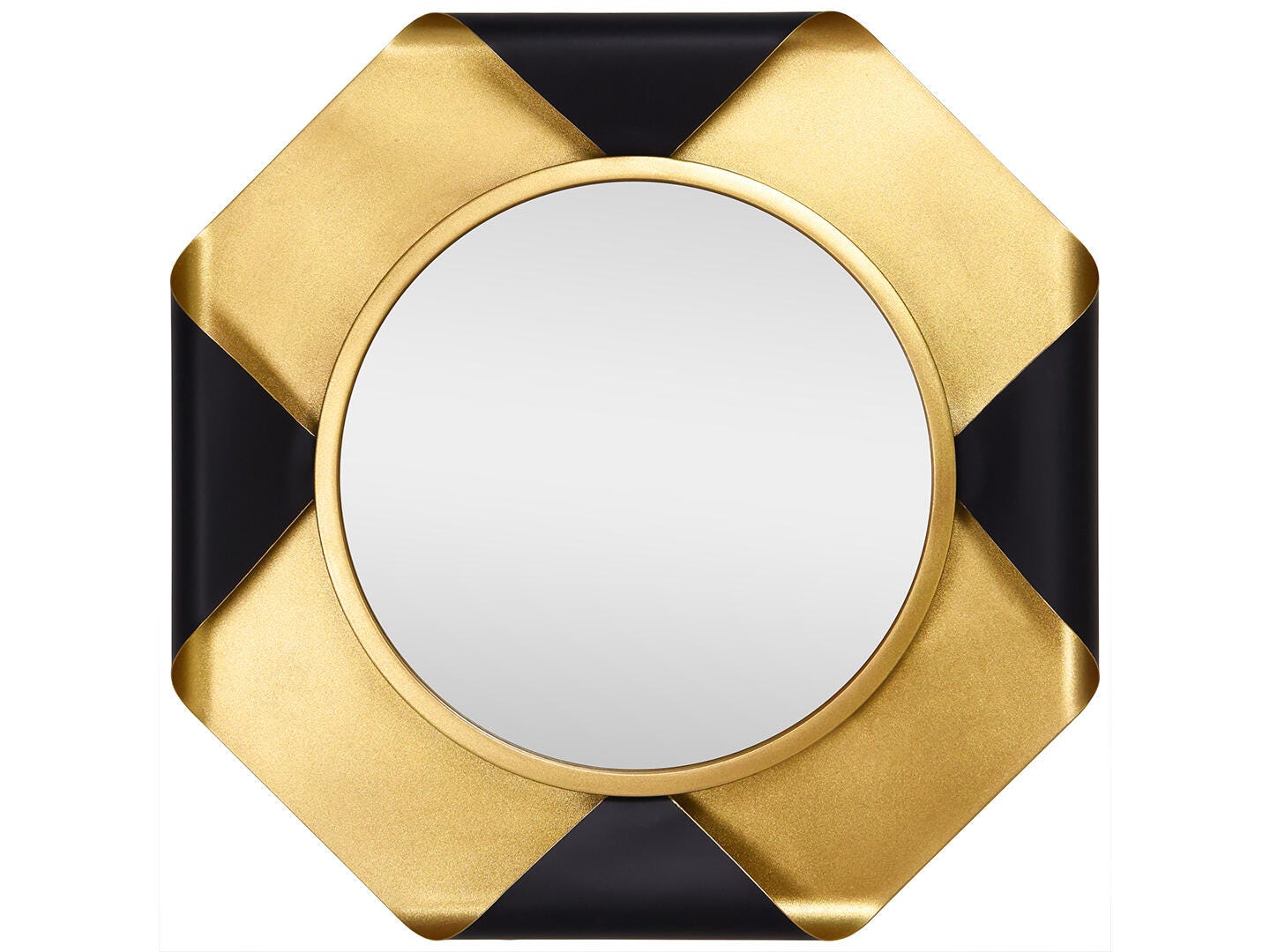 Empire Art Direct Octagon Wall Mirror, , large