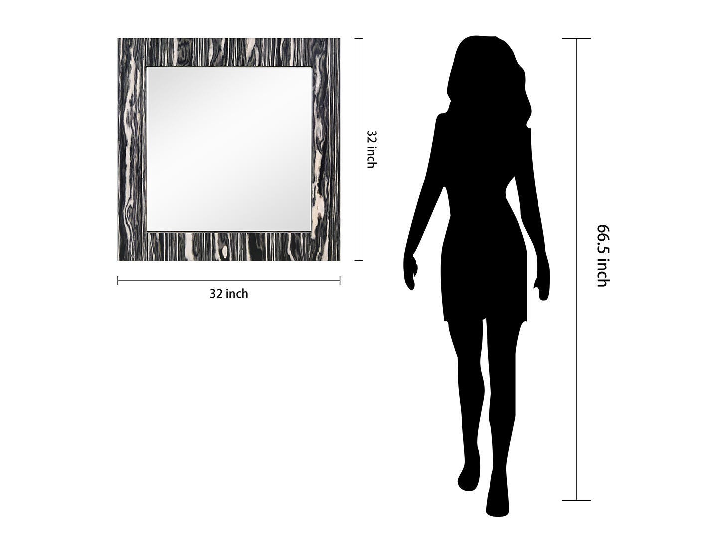 Empire Art Direct Elegance Wall Mirror Beveled, , large