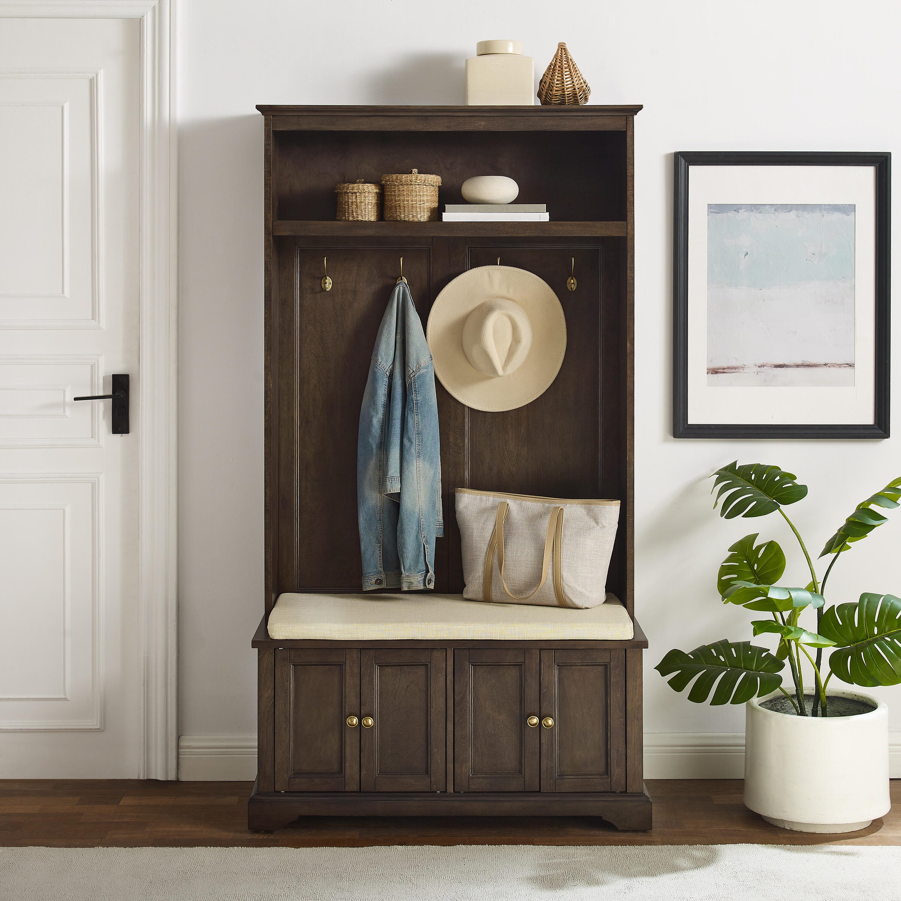 Crosley Furniture Holbrook Hall Tree, , large