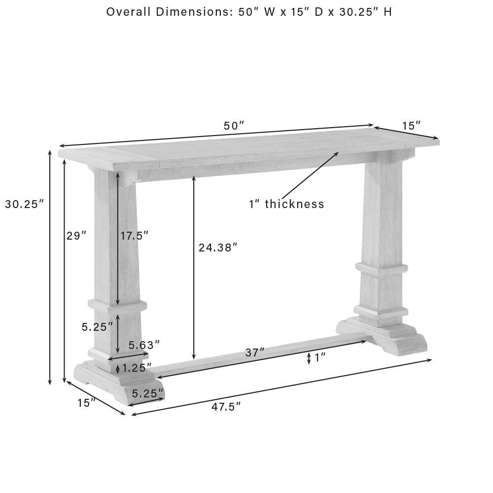 Crosley Furniture Joanna Console Table, , large