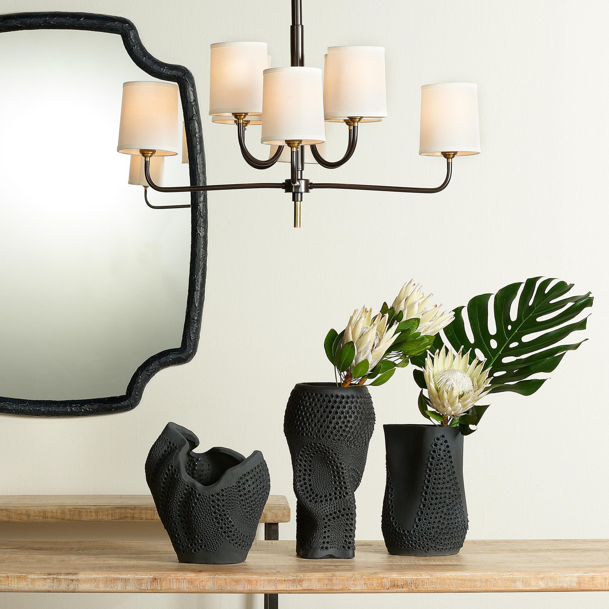 Relaxed Elegance Celeste Vase, Black, large