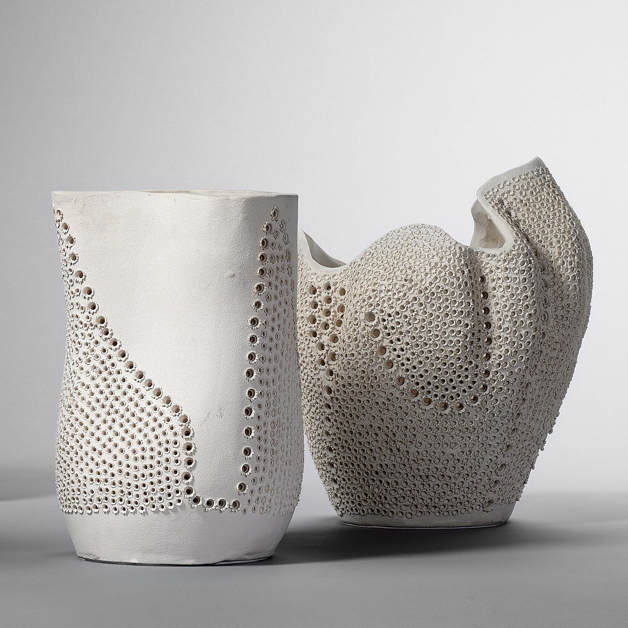 Relaxed Elegance Celeste Vase, White, large