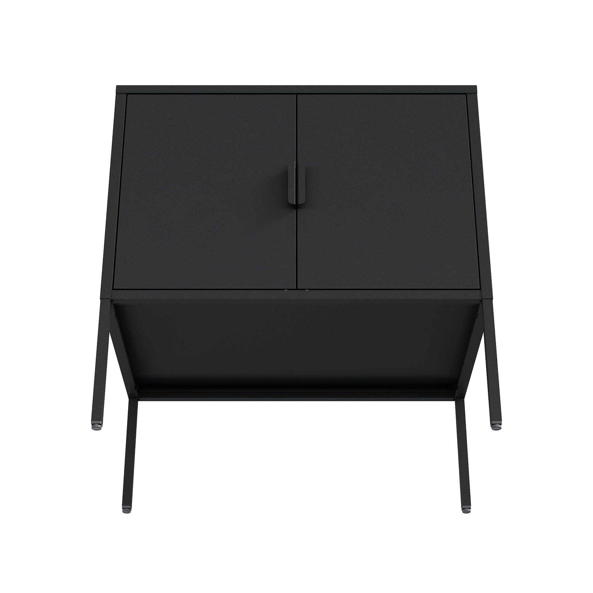 Manhattan Comfort Ava 24" Accent Cabinet, Black, large