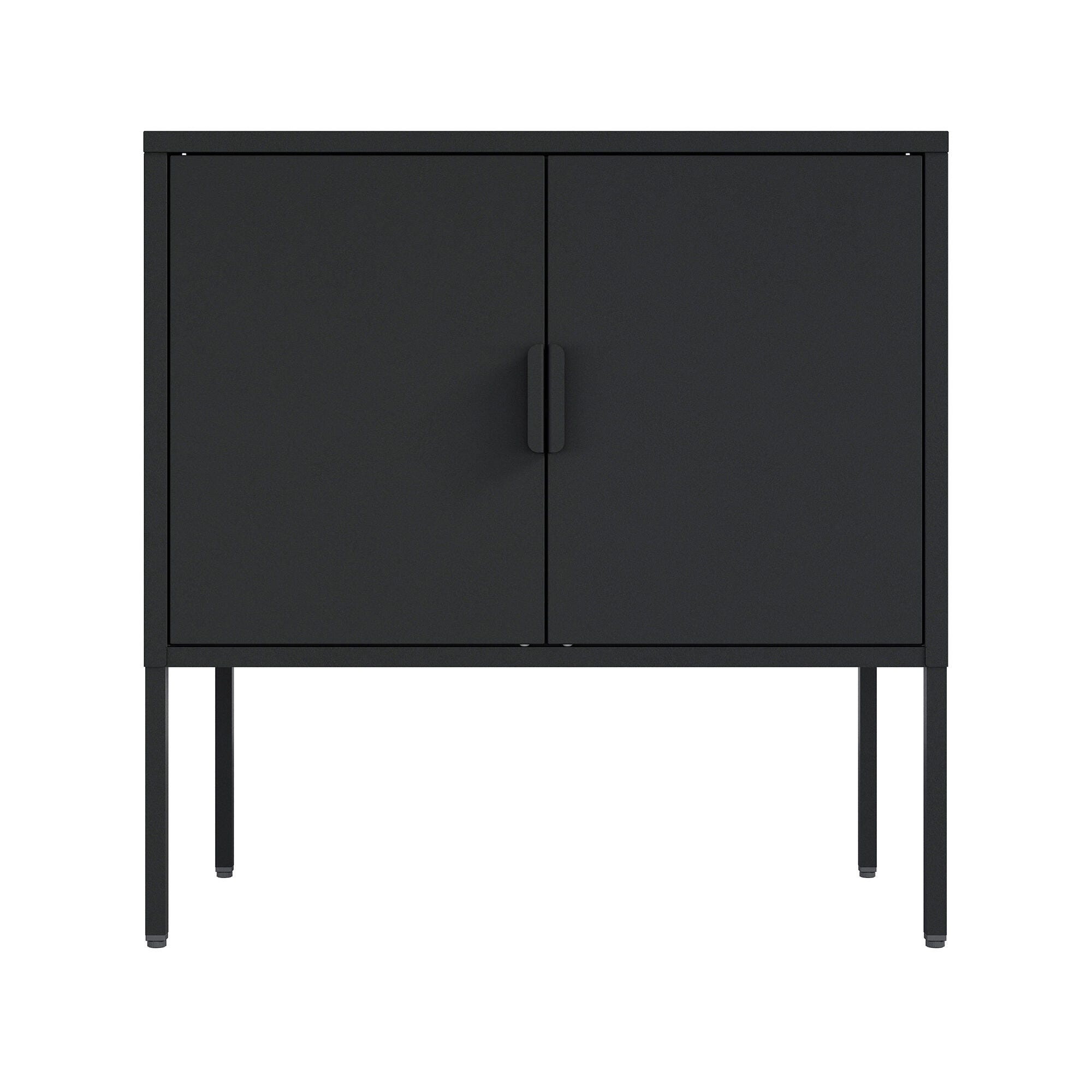 Manhattan Comfort Ava 24" Accent Cabinet, Black, large
