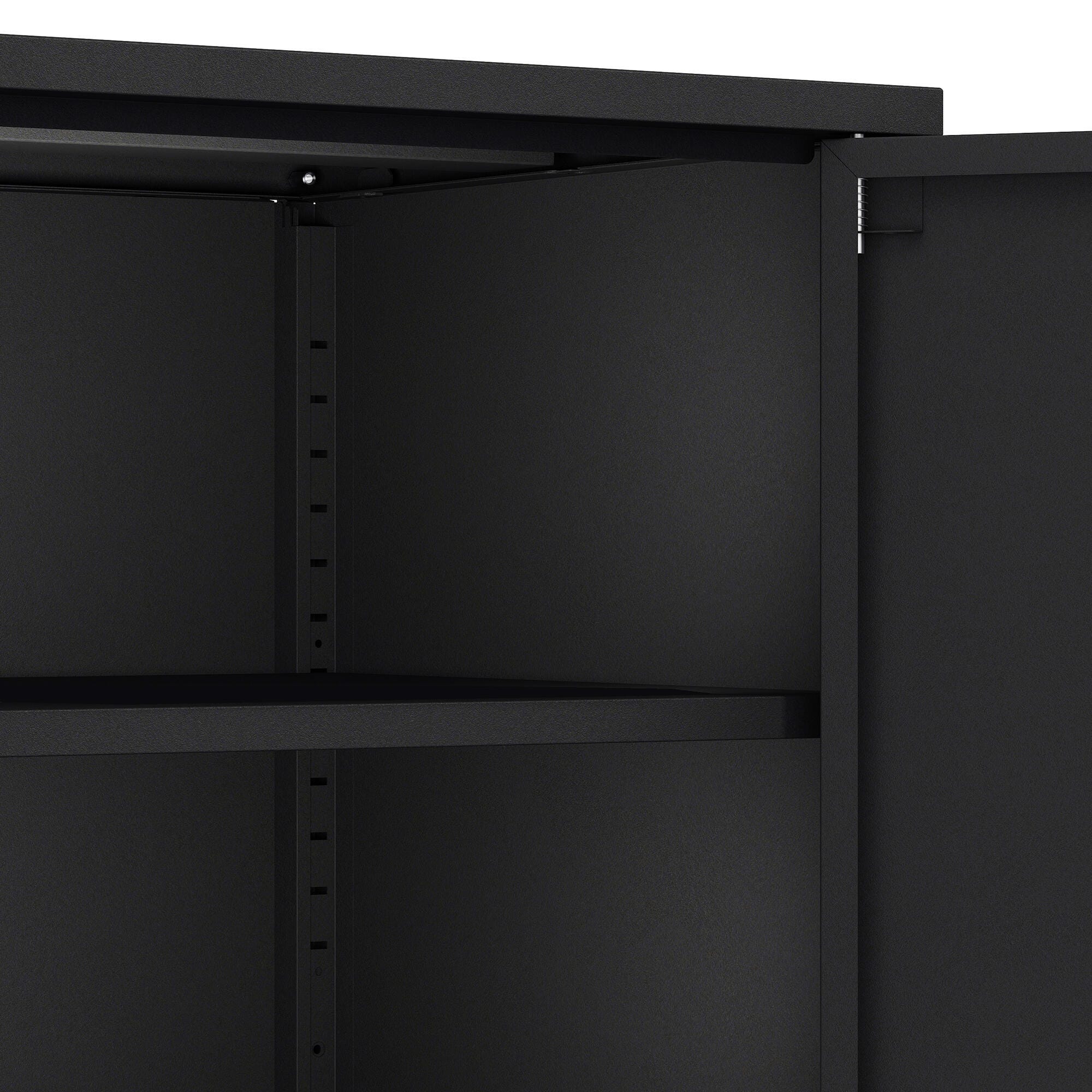 Manhattan Comfort Ava 24" Accent Cabinet, Black, large