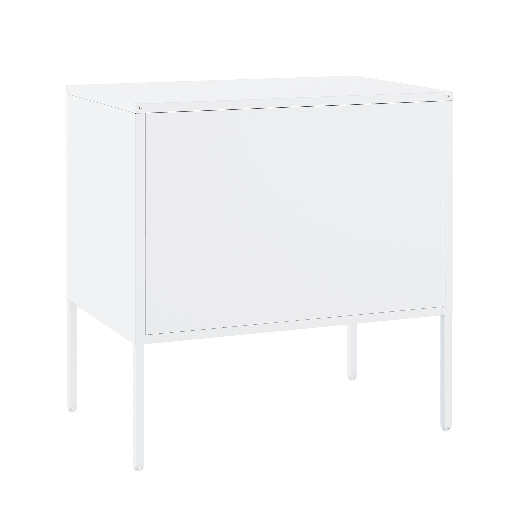 Manhattan Comfort Ava 24" Accent Cabinet, White, large