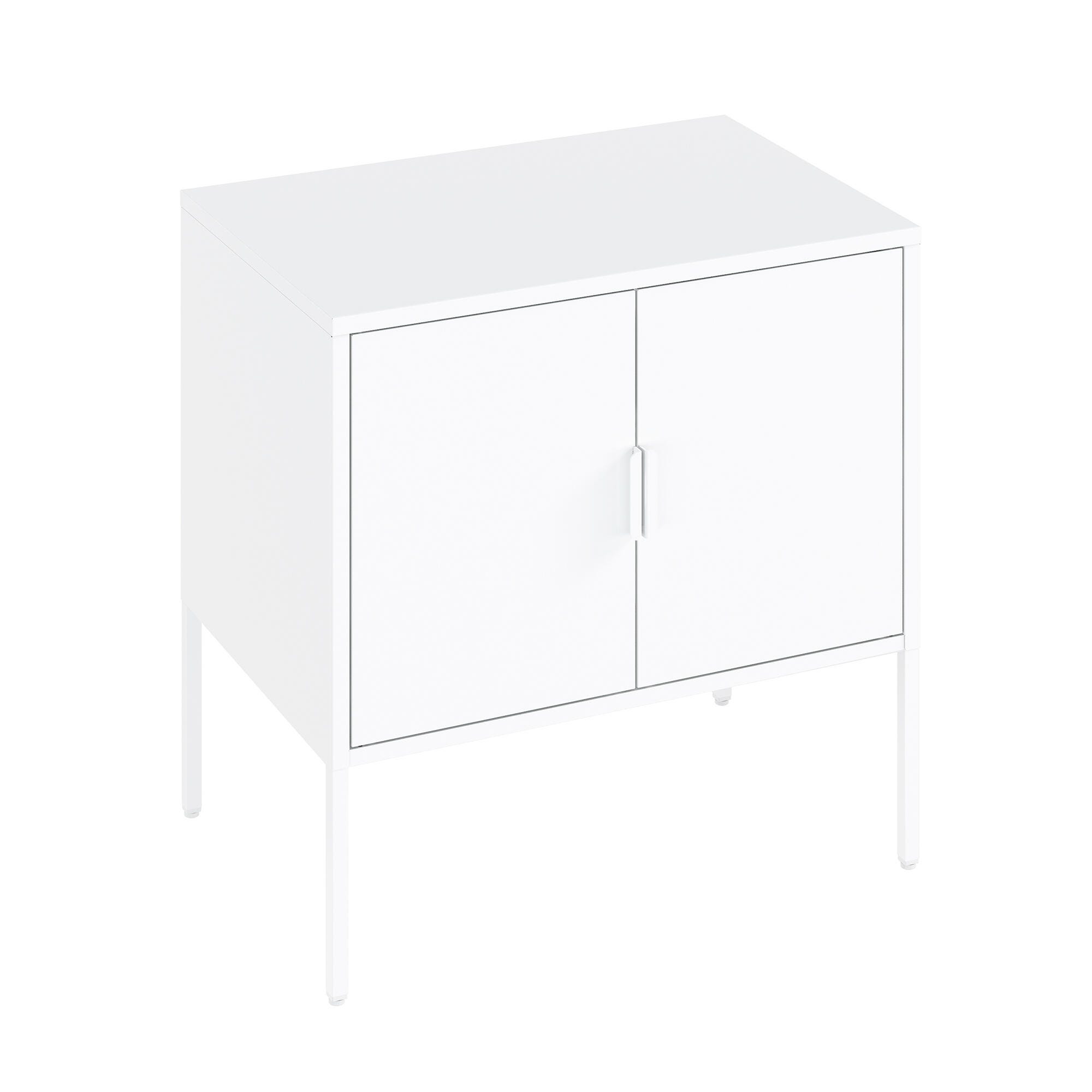 Manhattan Comfort Ava 24" Accent Cabinet, White, large
