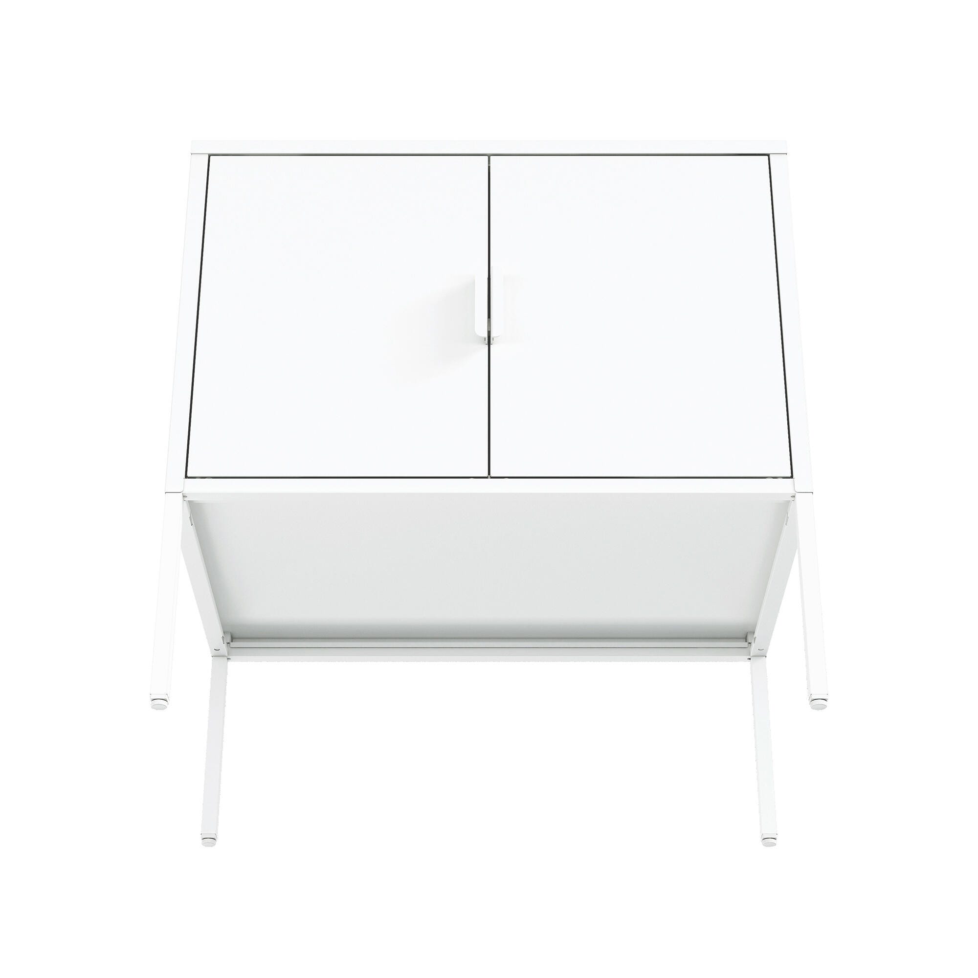 Manhattan Comfort Ava 24" Accent Cabinet, White, large