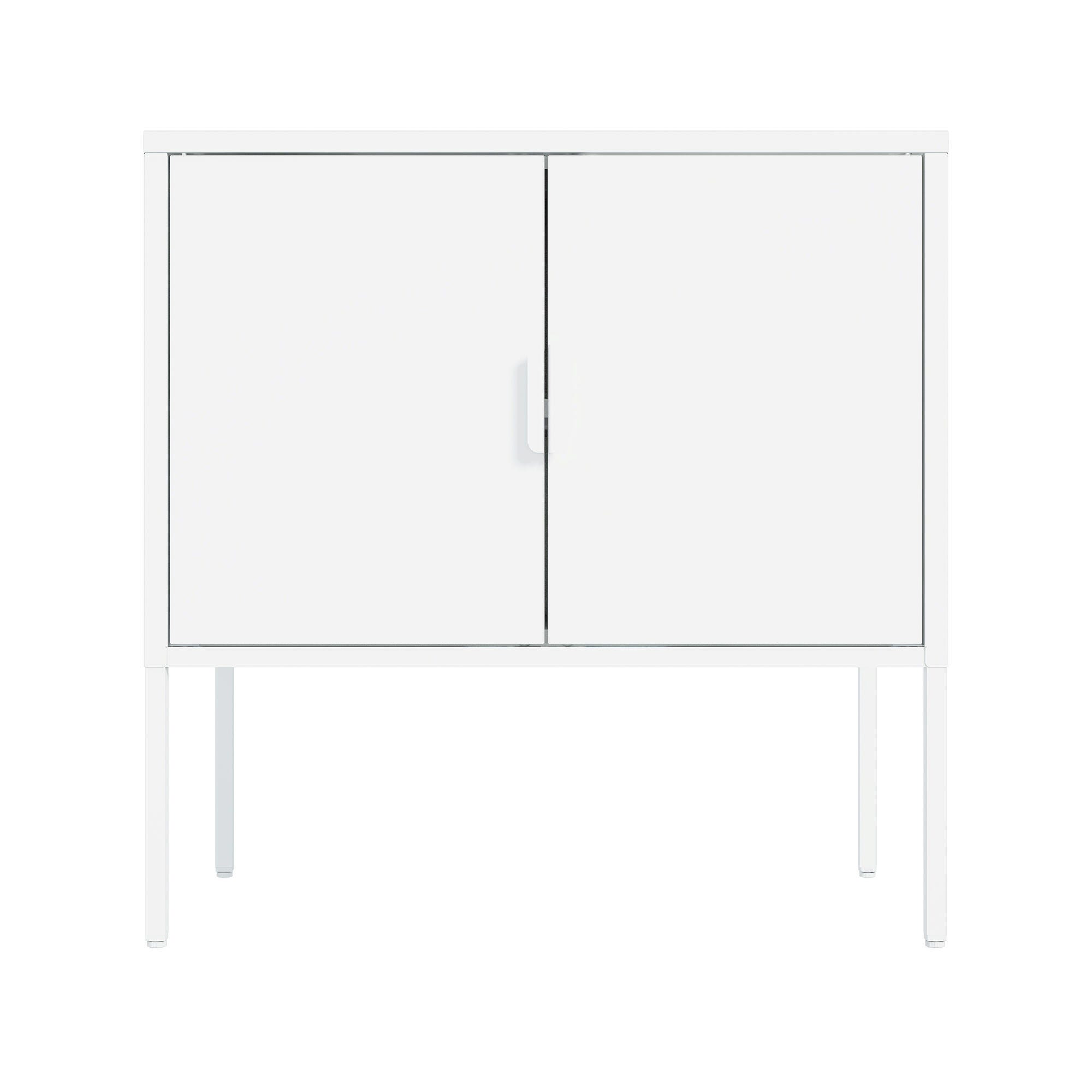 Manhattan Comfort Ava 24" Accent Cabinet, White, large