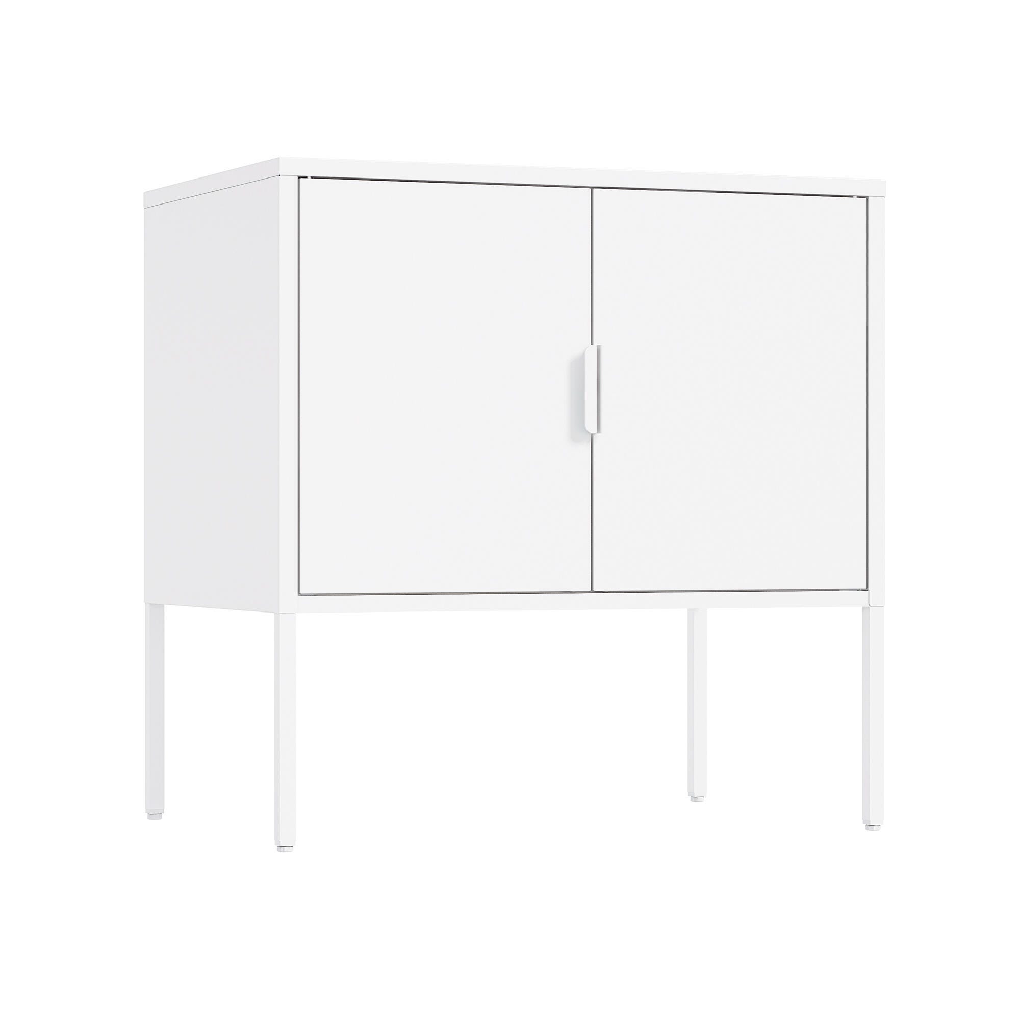 Manhattan Comfort Ava 24" Accent Cabinet, White, large