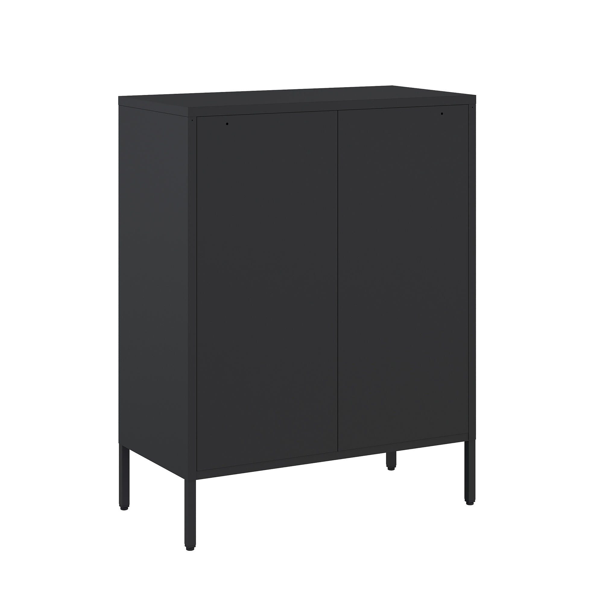 Manhattan Comfort Naomi 31" Accent Cabinet, Black, large