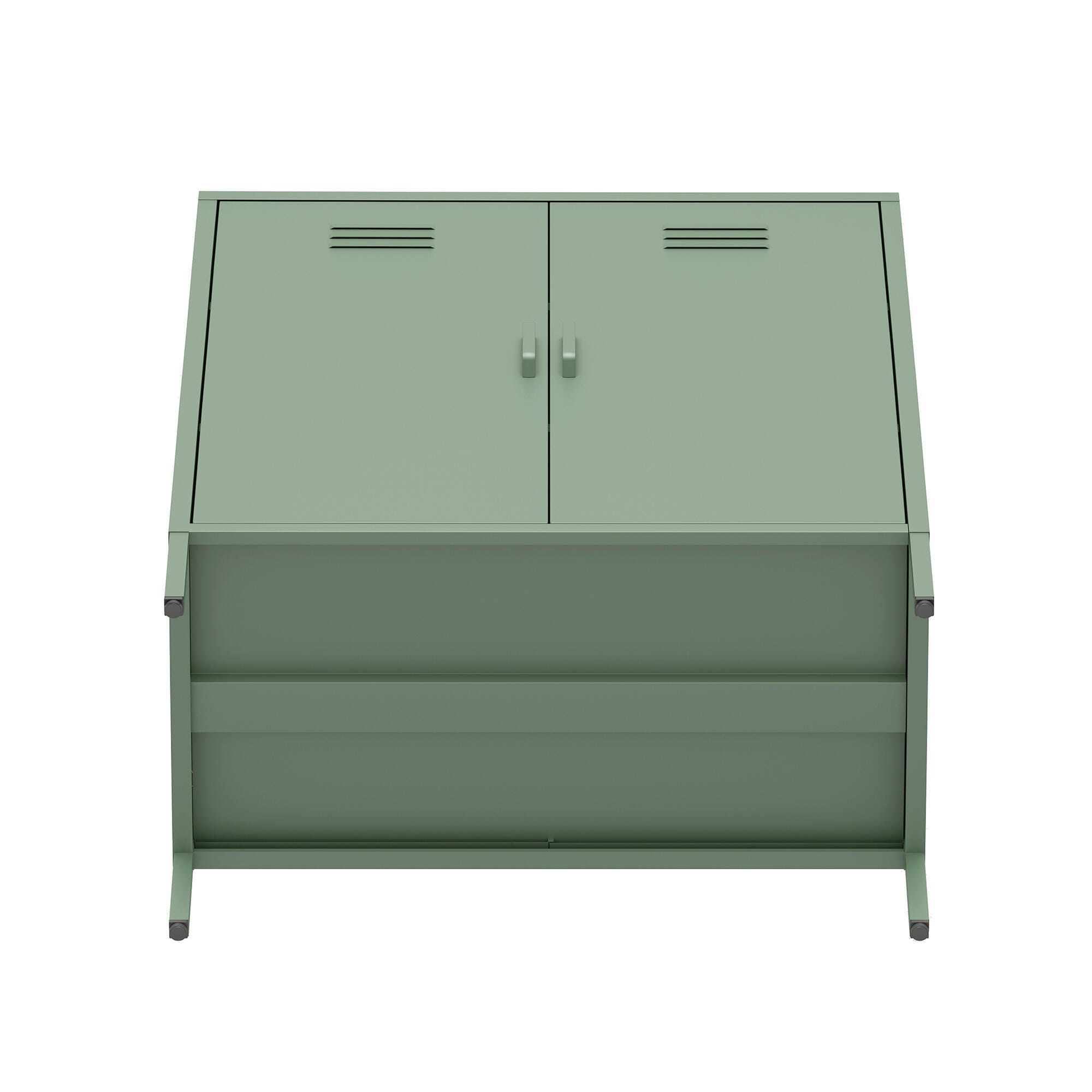 Manhattan Comfort Naomi 31" Accent Cabinet, Green, large