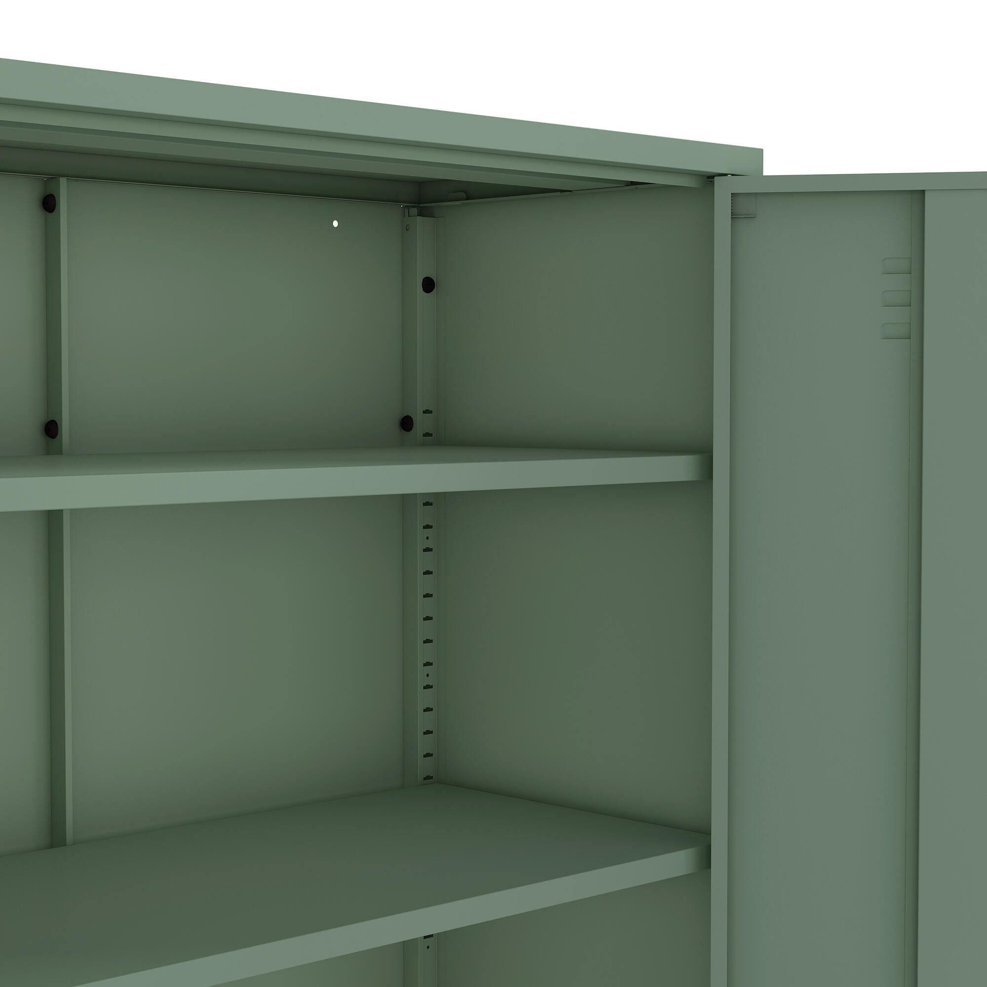 Manhattan Comfort Naomi 31" Accent Cabinet, Green, large