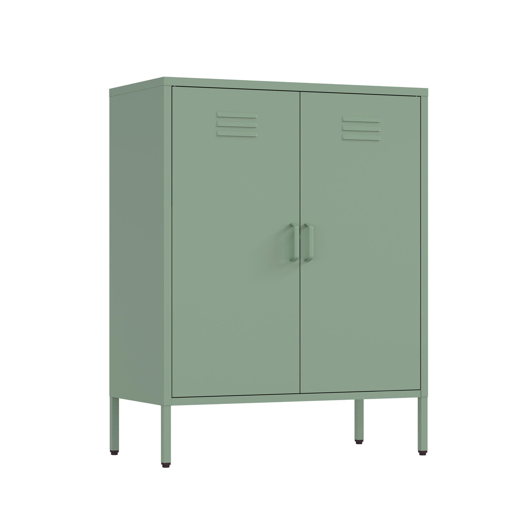 Manhattan Comfort Naomi 31" Accent Cabinet, Green, large