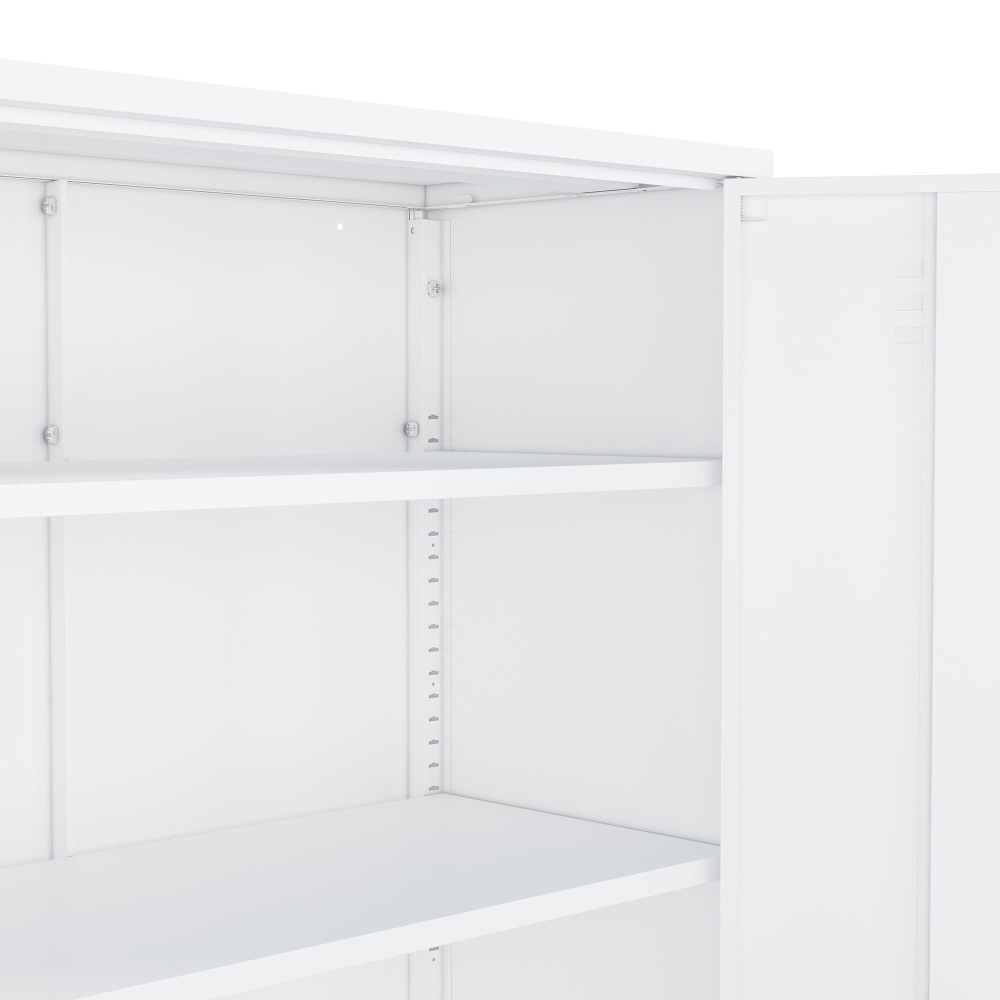 Manhattan Comfort Naomi 31" Accent Cabinet, White, large