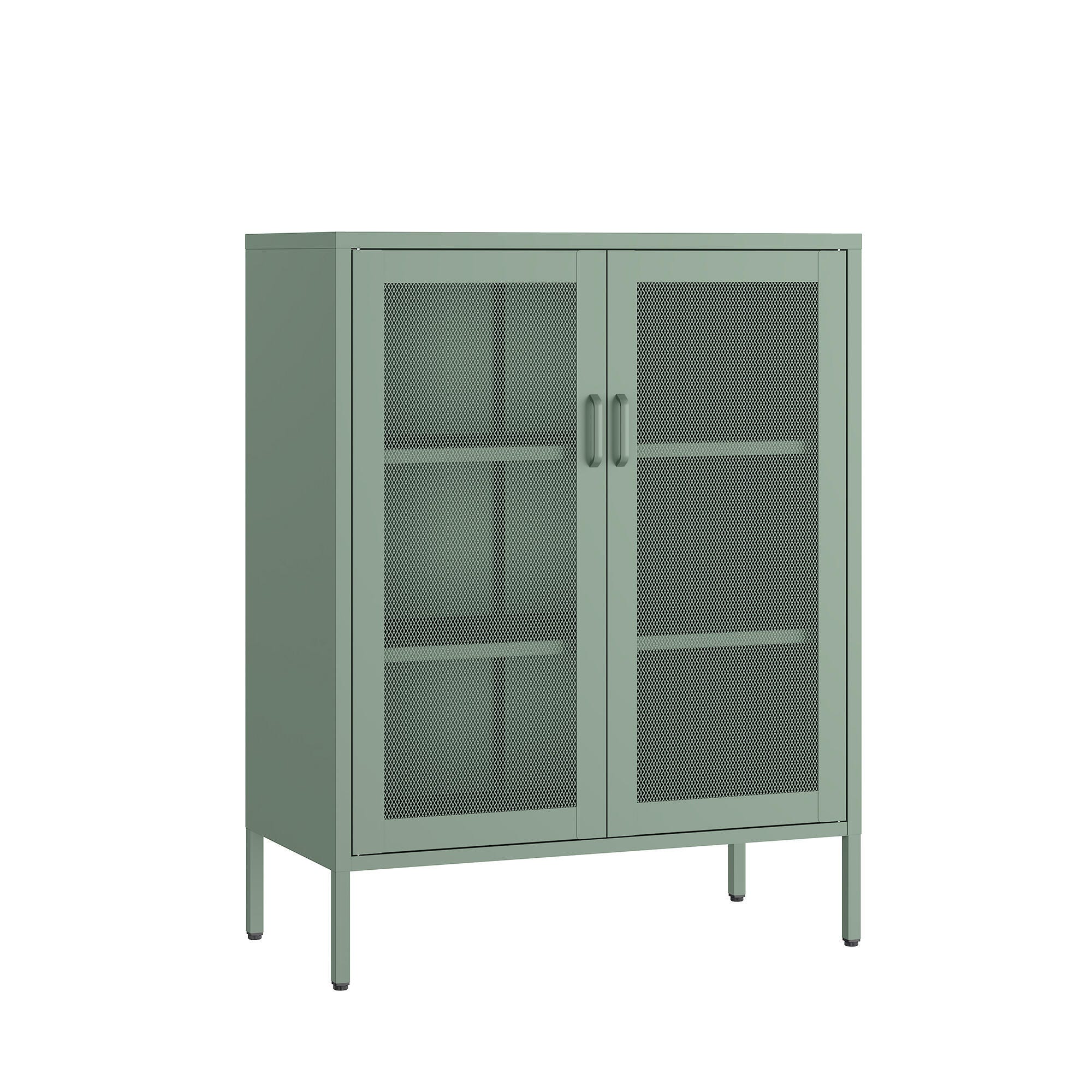 Manhattan Comfort Amelia 31" Accent Cabinet, Green, large