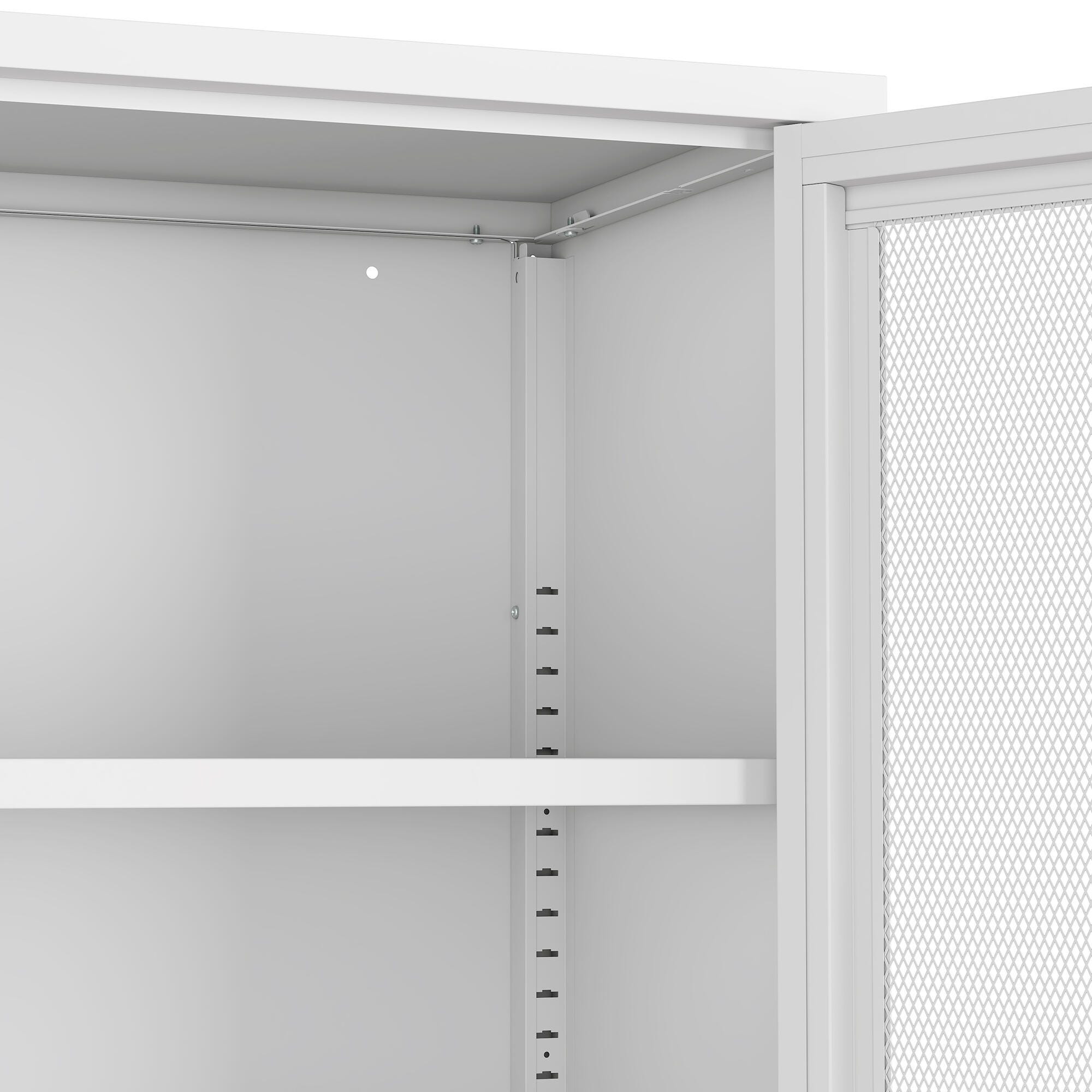 Manhattan Comfort Amelia 31" Accent Cabinet, White, large