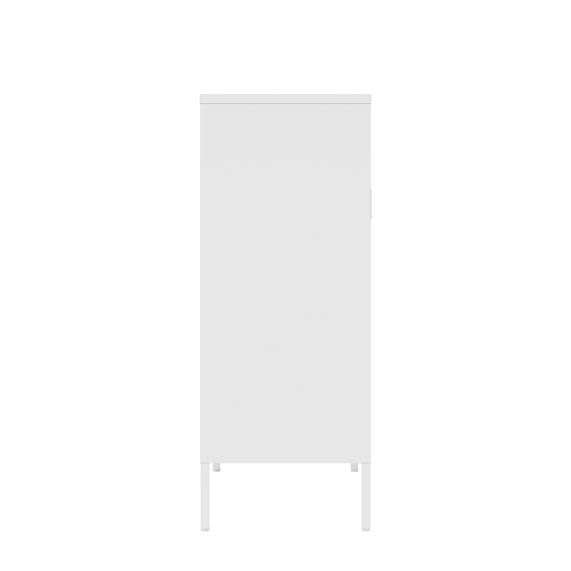 Manhattan Comfort Amelia 31" Accent Cabinet, White, large