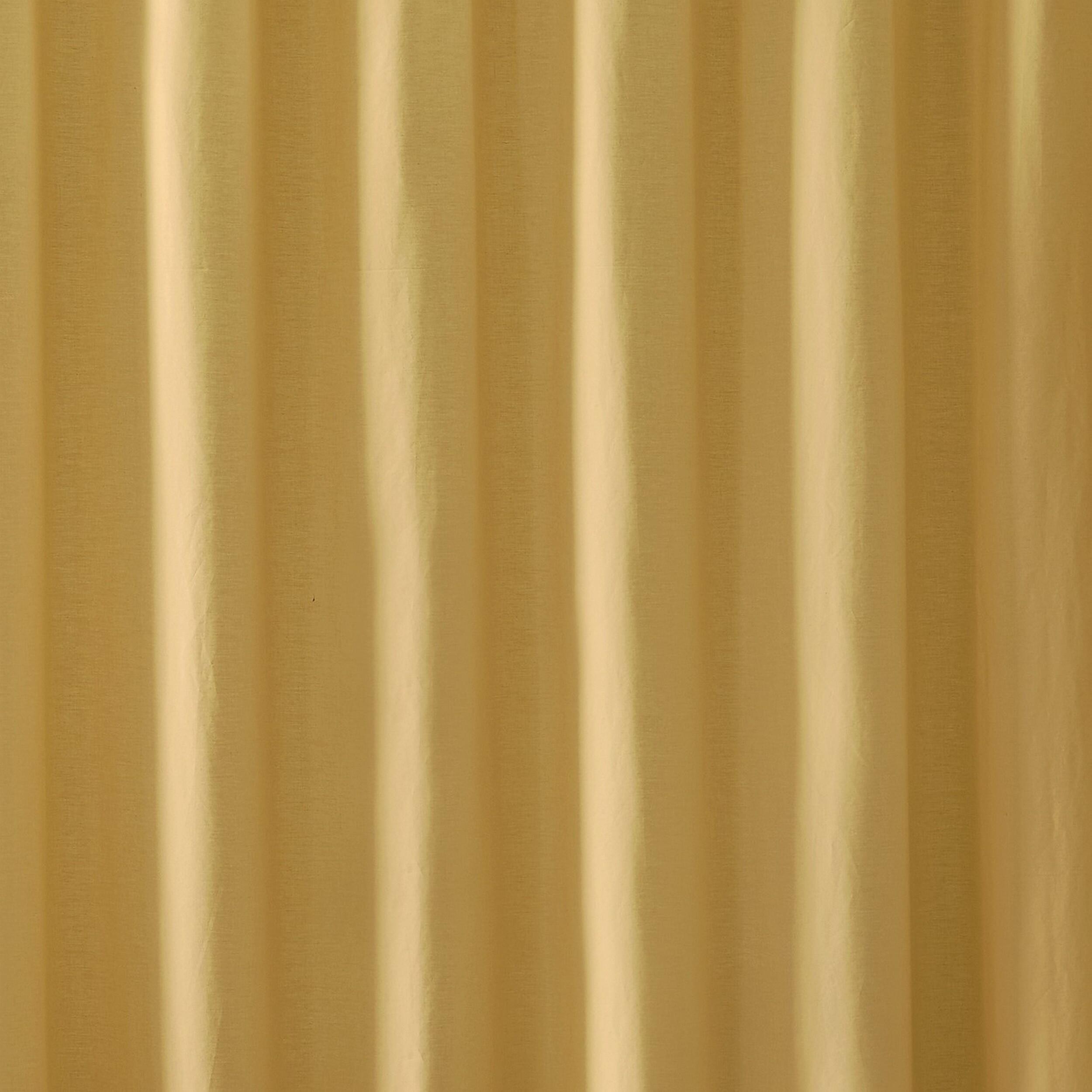 Brooklyn Loom 96" Window Panel Pair, Mustard Yellow, large