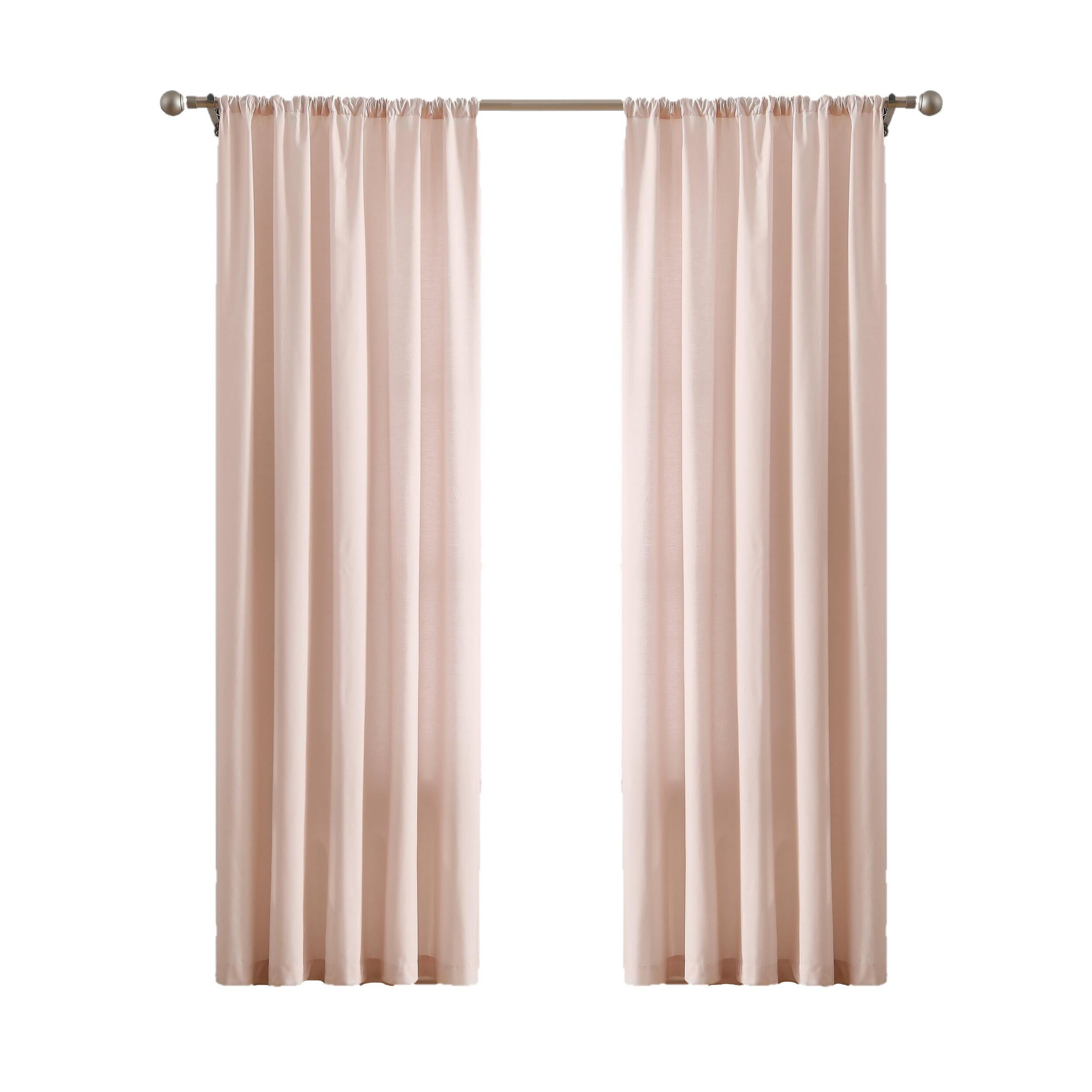 Cannon 96" Window Panel Pair, Blush, large
