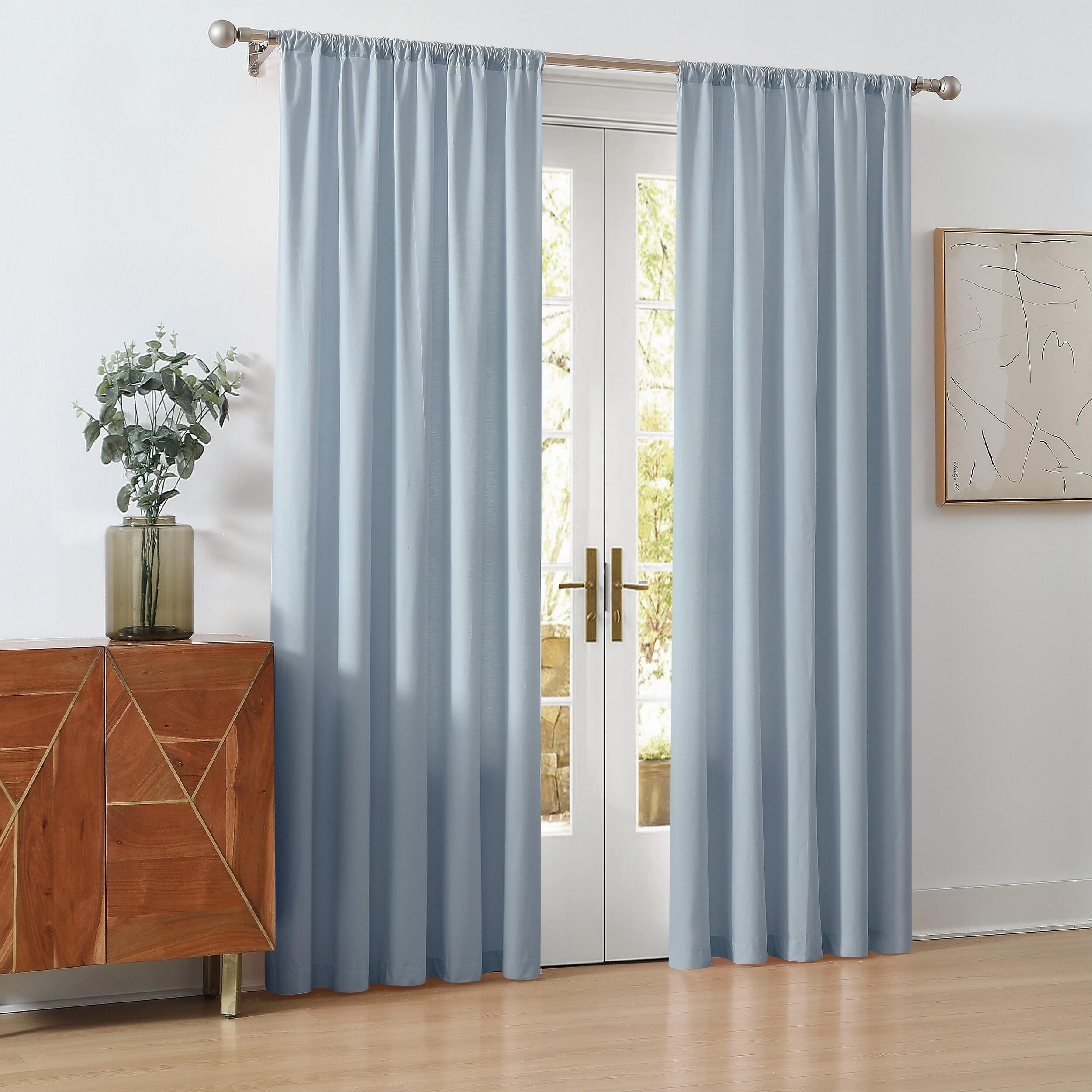 Cannon 96" Window Panel Pair, Light Blue, large