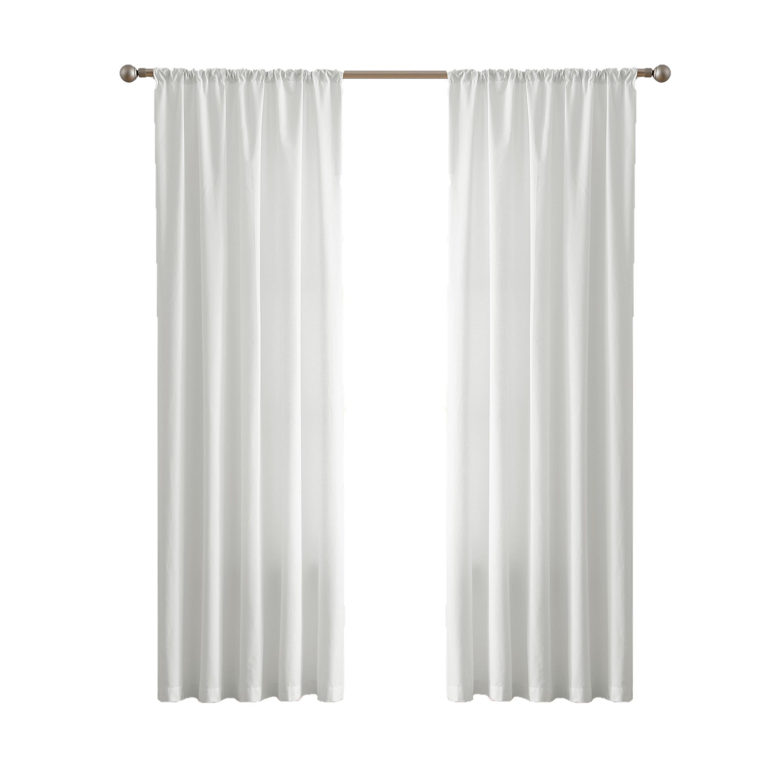 Cannon 96" Window Panel Pair, White, large