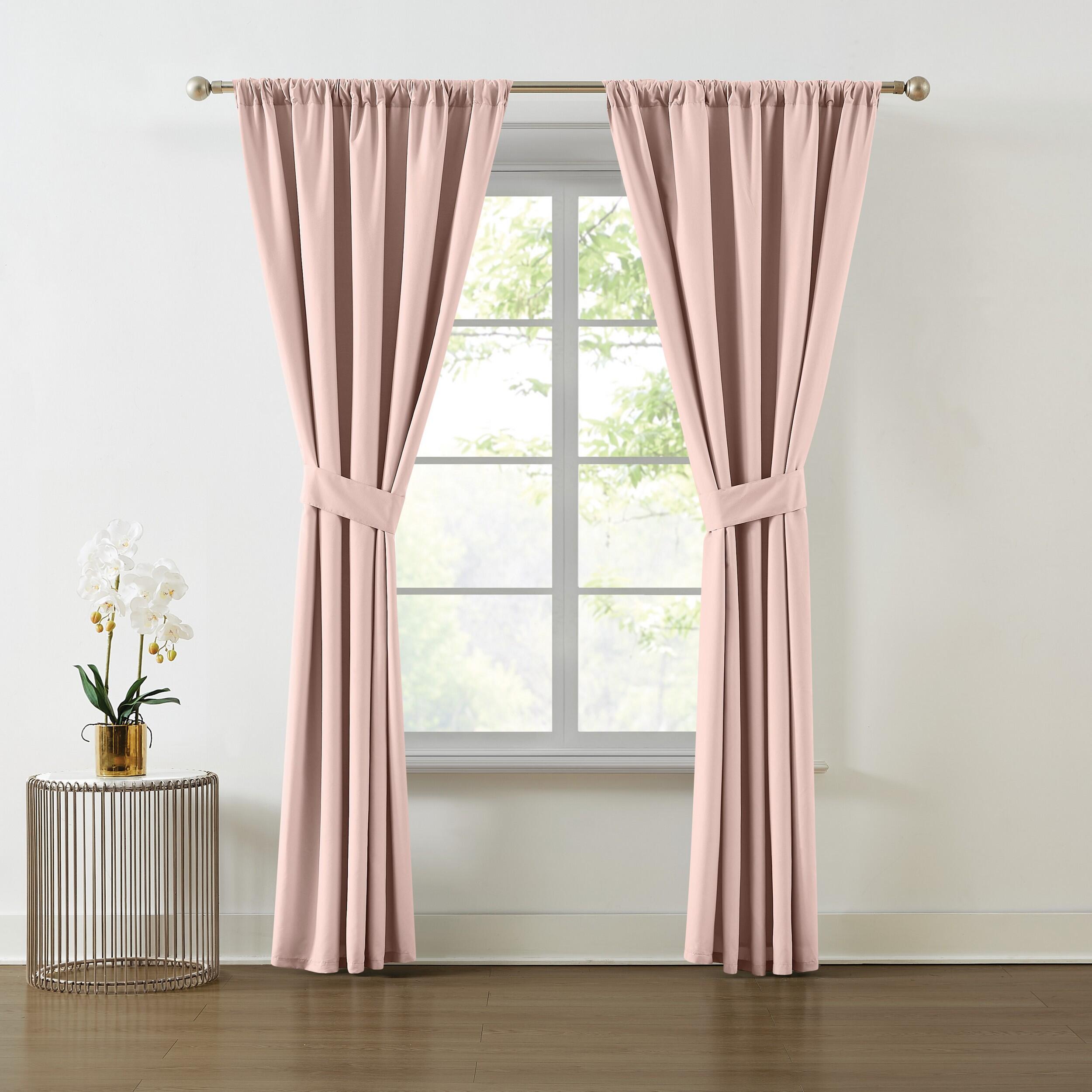 Truly Soft 84" Window Panel Pair, Blush, large