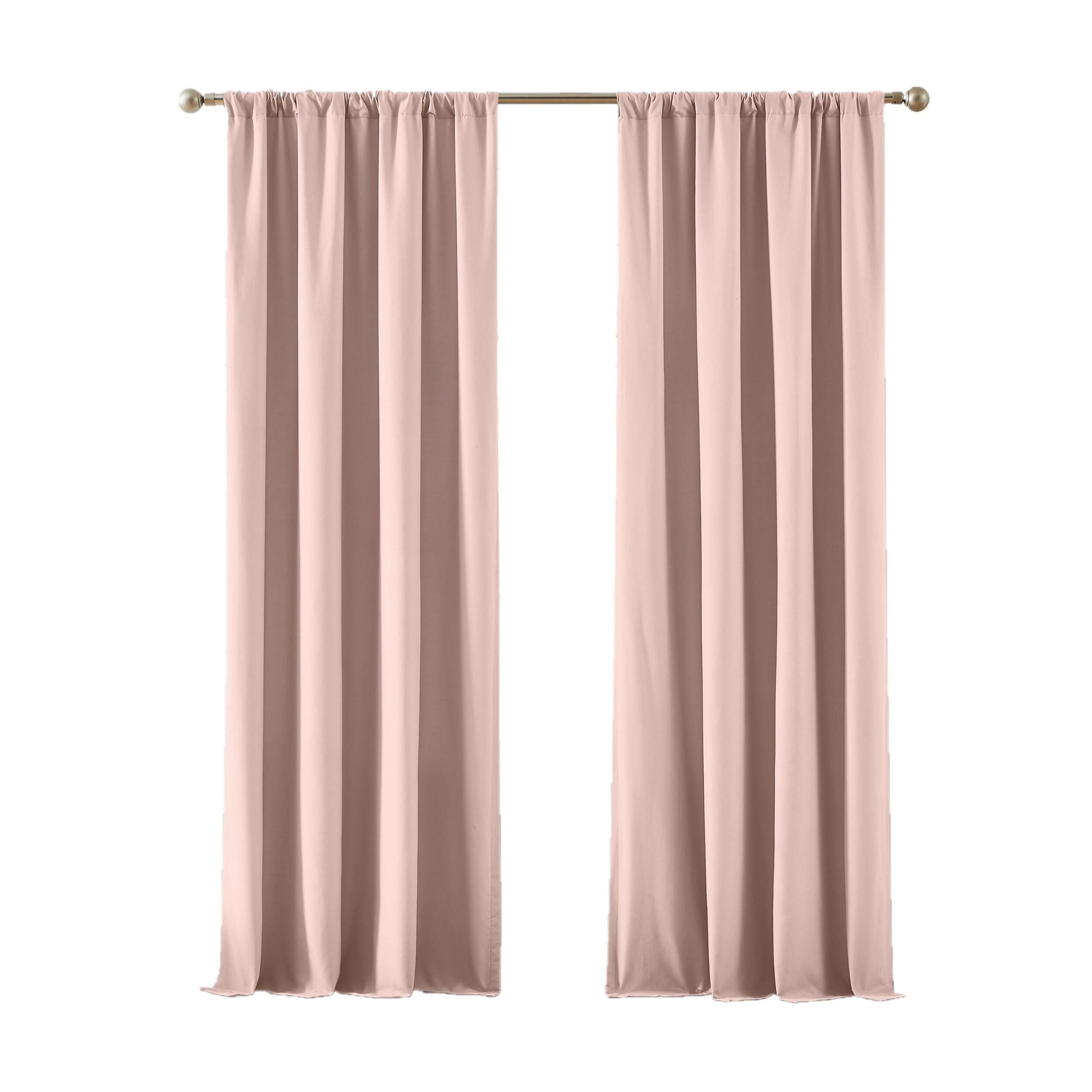 Truly Soft 96" Window Panel Pair, Blush, large