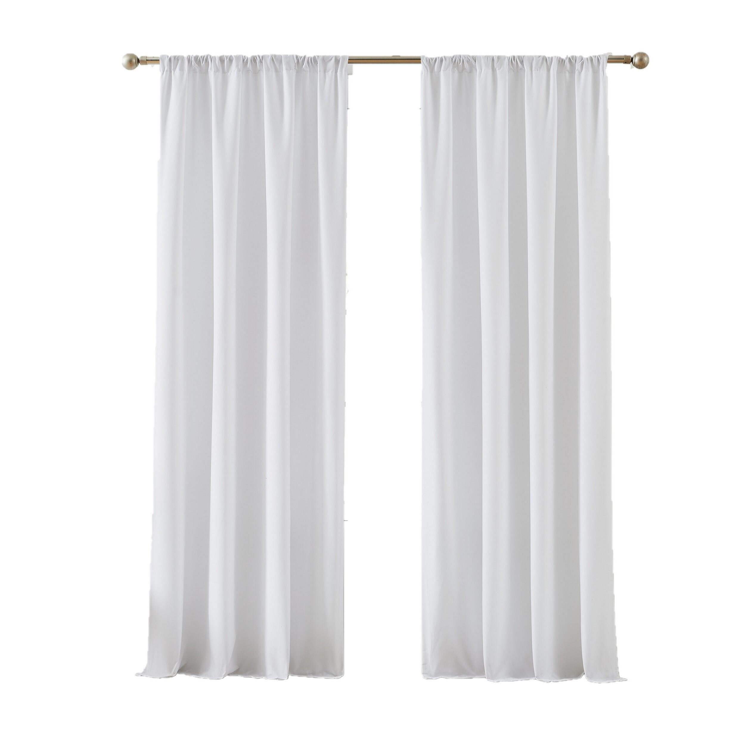 Truly Soft 96" Window Panel Pair, White, large