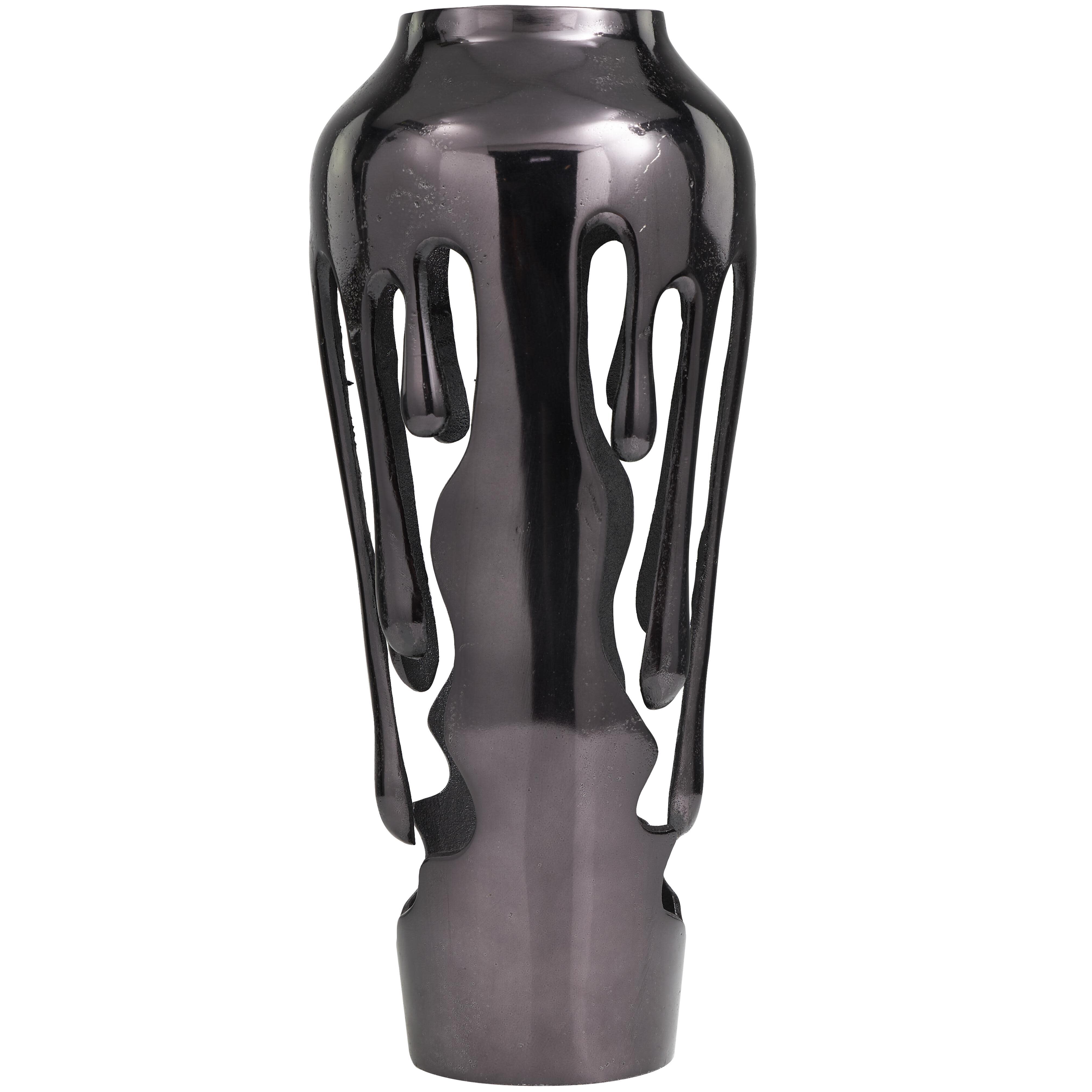 Bayberry Lane Melting Designed Body Decorative Vase, , large