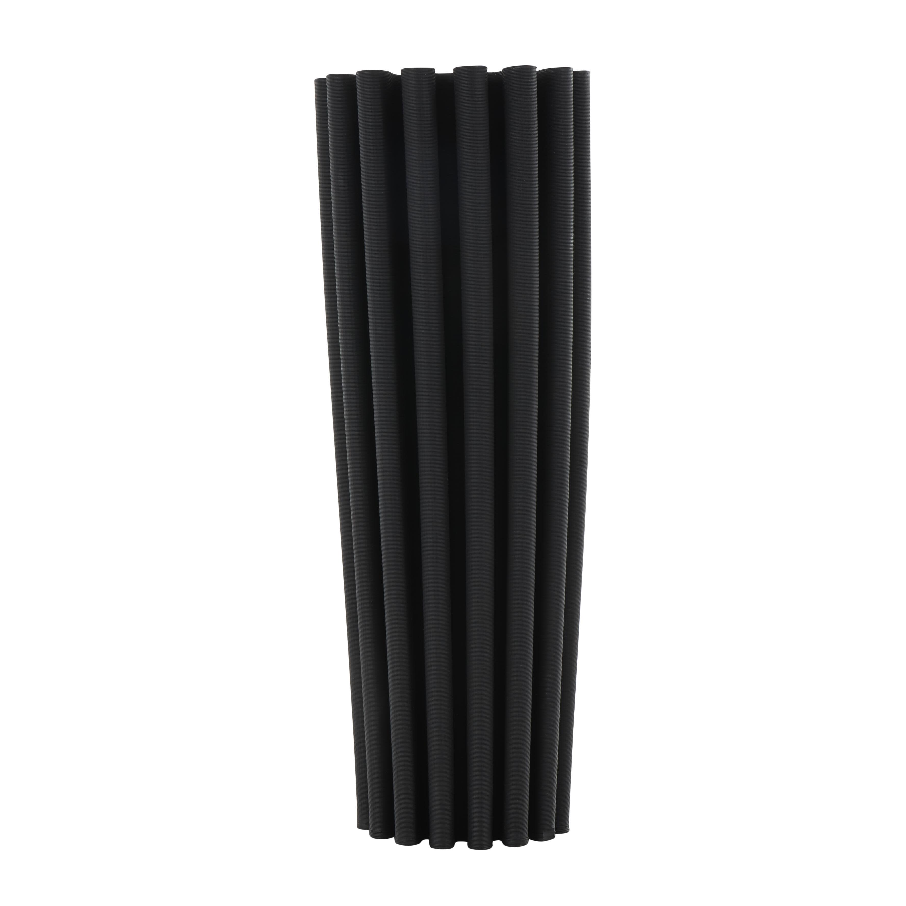 Bayberry Lane Decorative Ribbed Vase, , large
