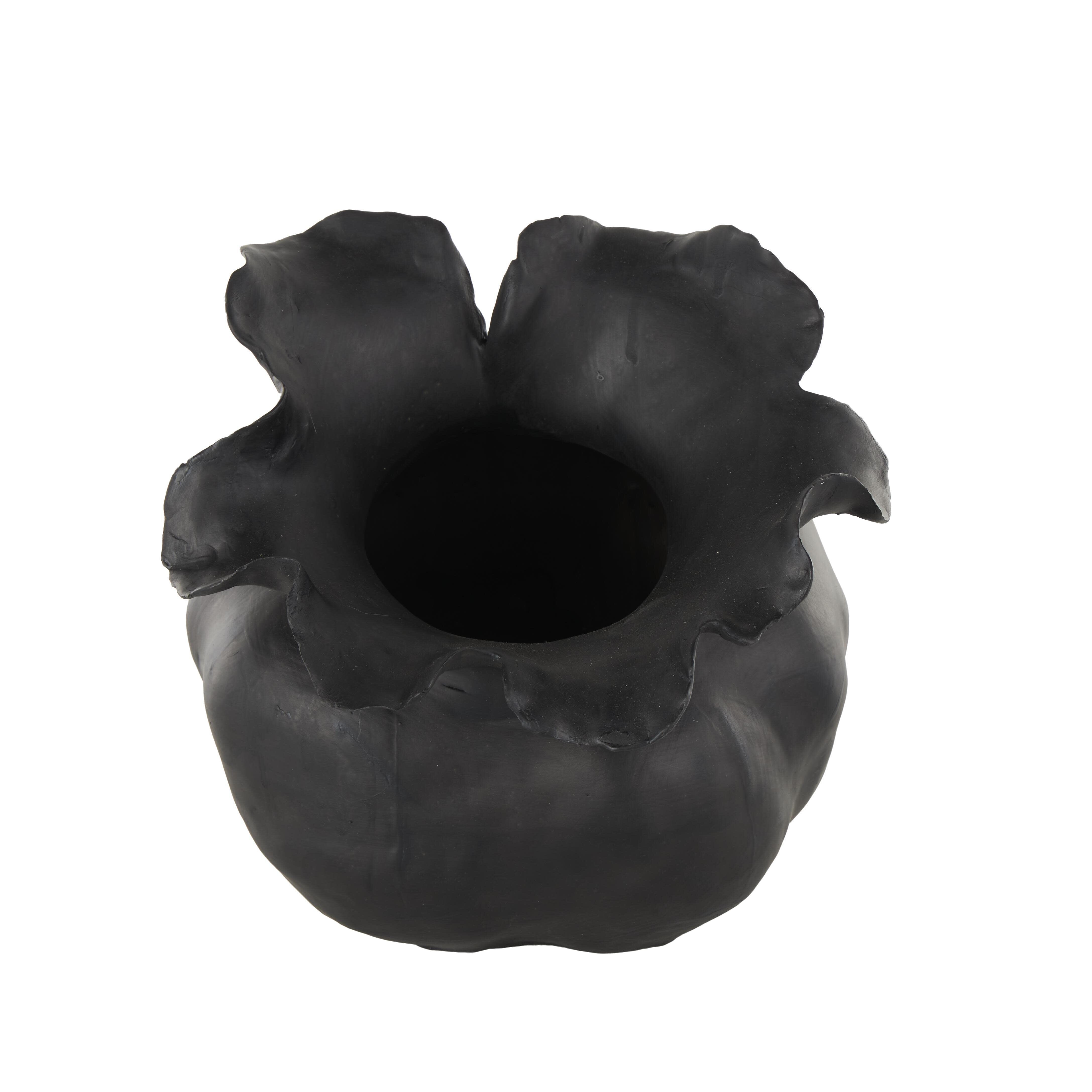 Bayberry Lane Wide Floral Decorative Vase, , large
