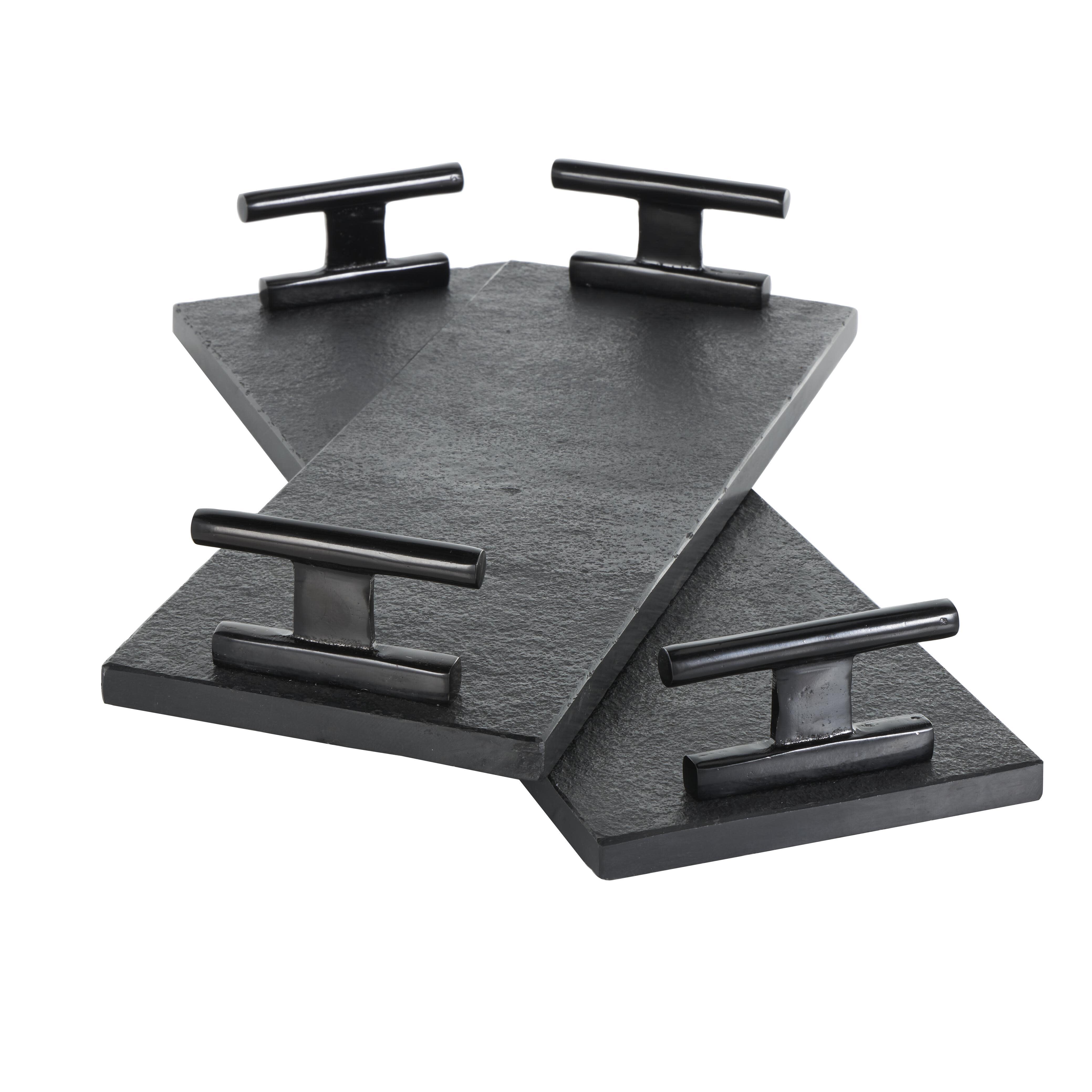 Bayberry Lane Rod Handles Decor Tray Set, , large