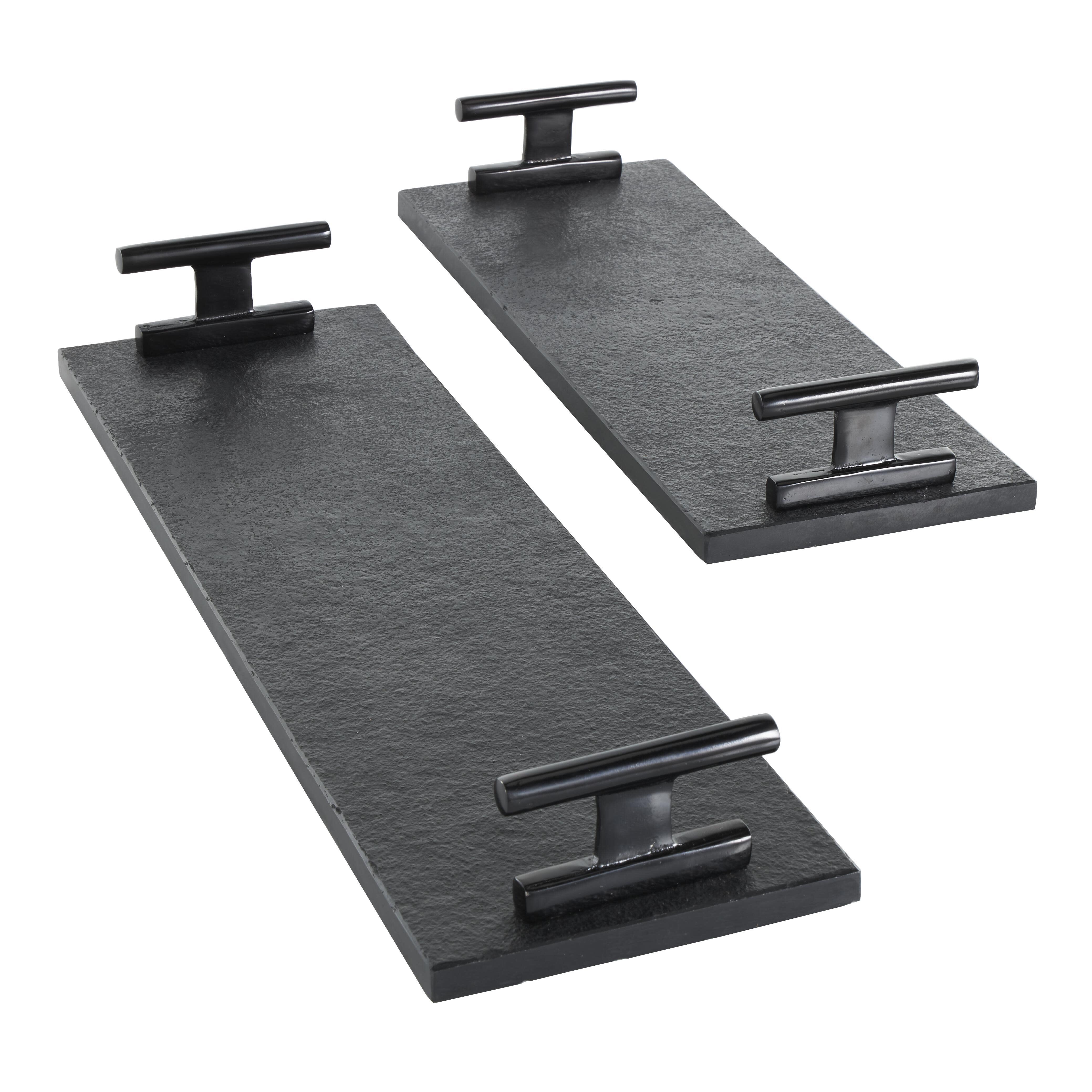 Bayberry Lane Rod Handles Decor Tray Set, , large