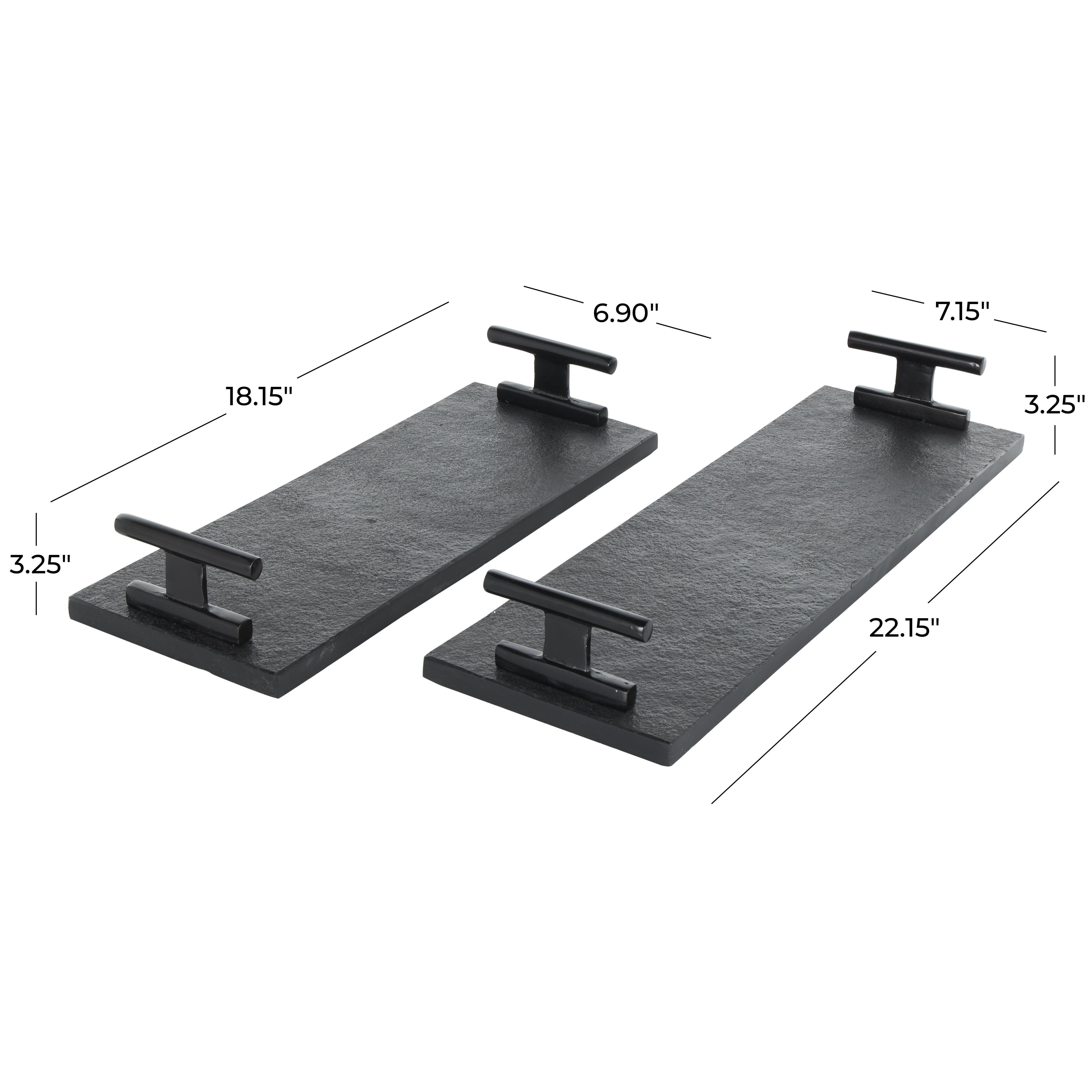 Bayberry Lane Rod Handles Decor Tray Set, , large