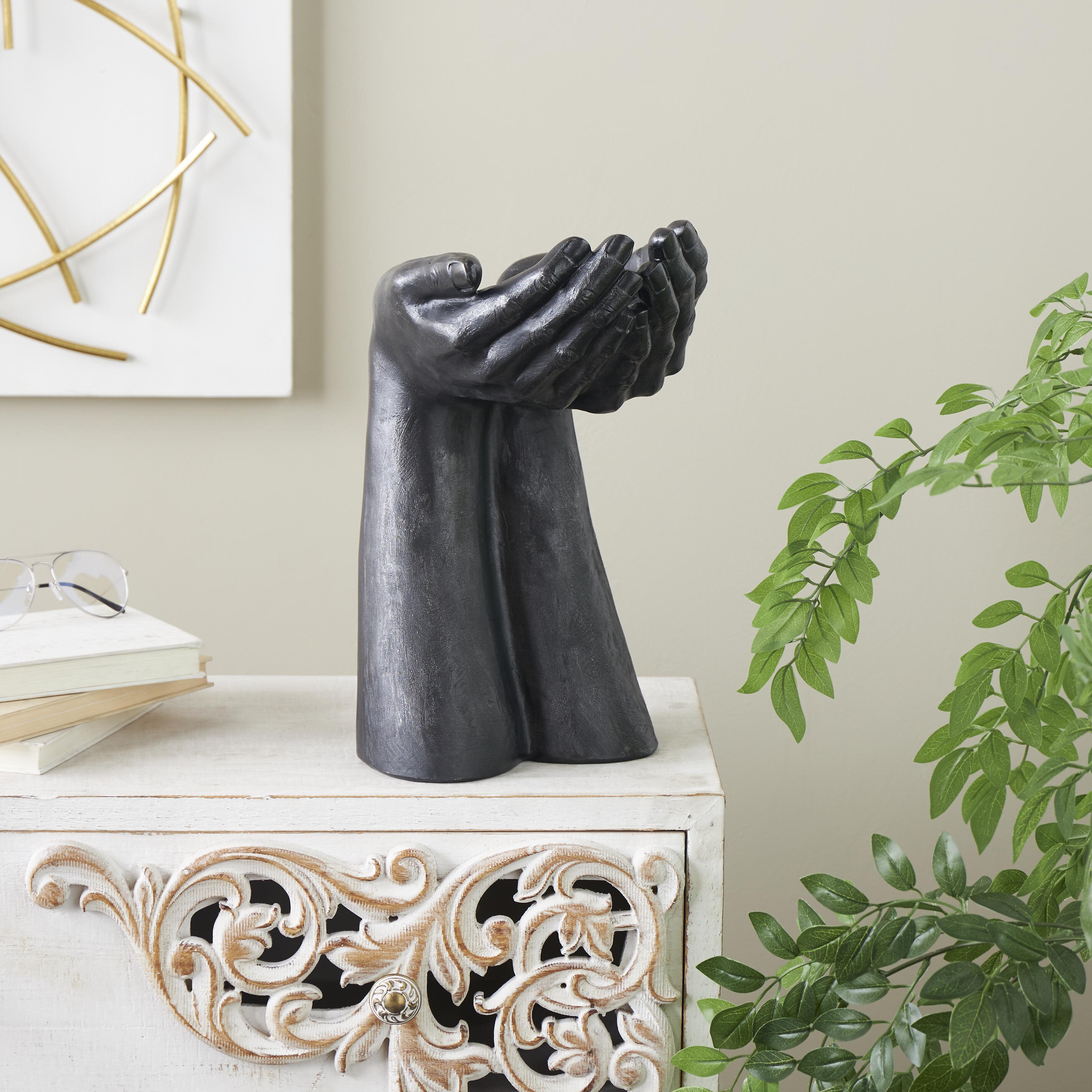 Bayberry Lane Decorative Hands Open Sculpture, , rollover
